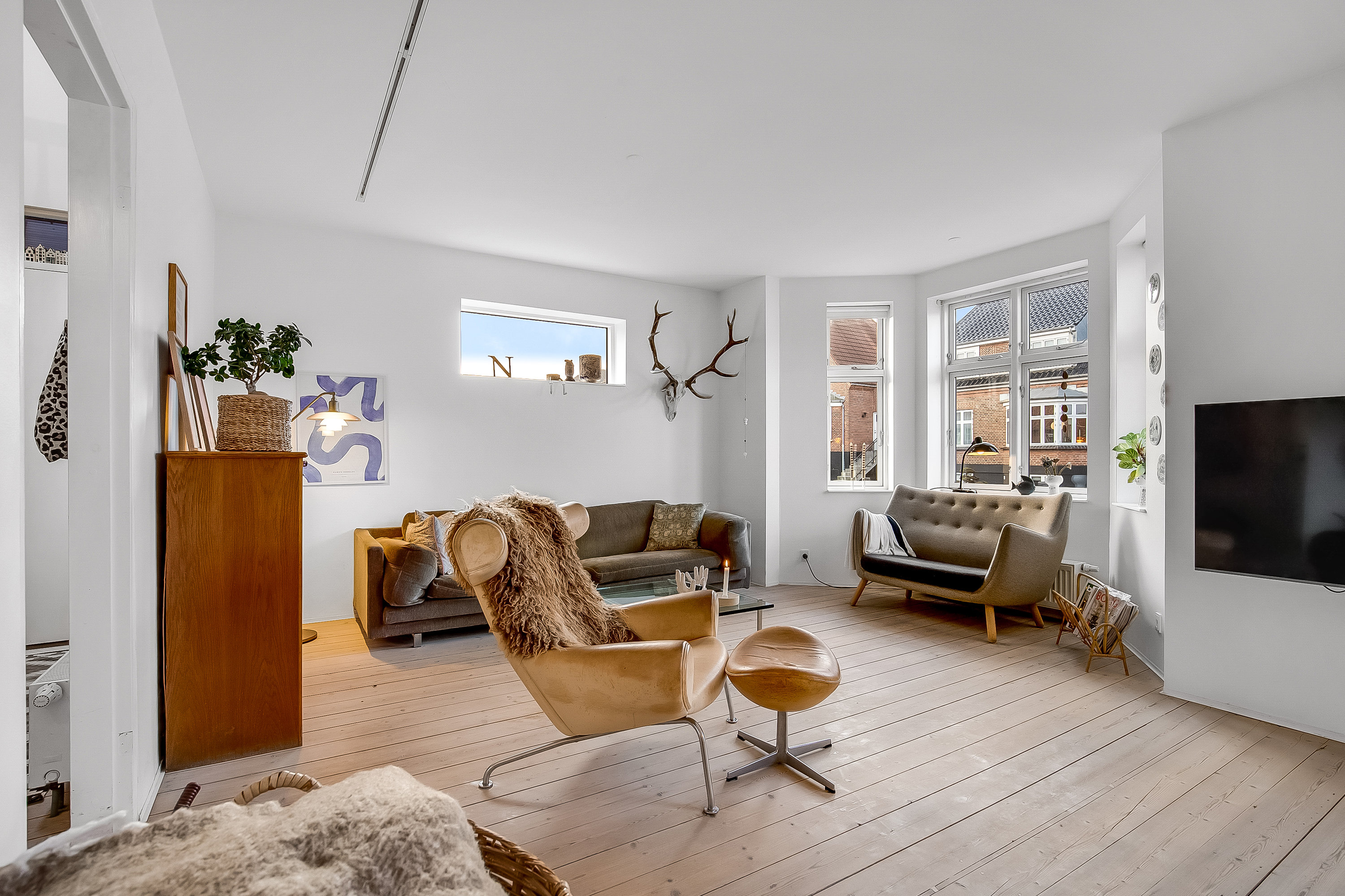 Fremhævet stue billede i fuldskærmstilstand. Billede af Kongebrogade 63, 6000 Kolding