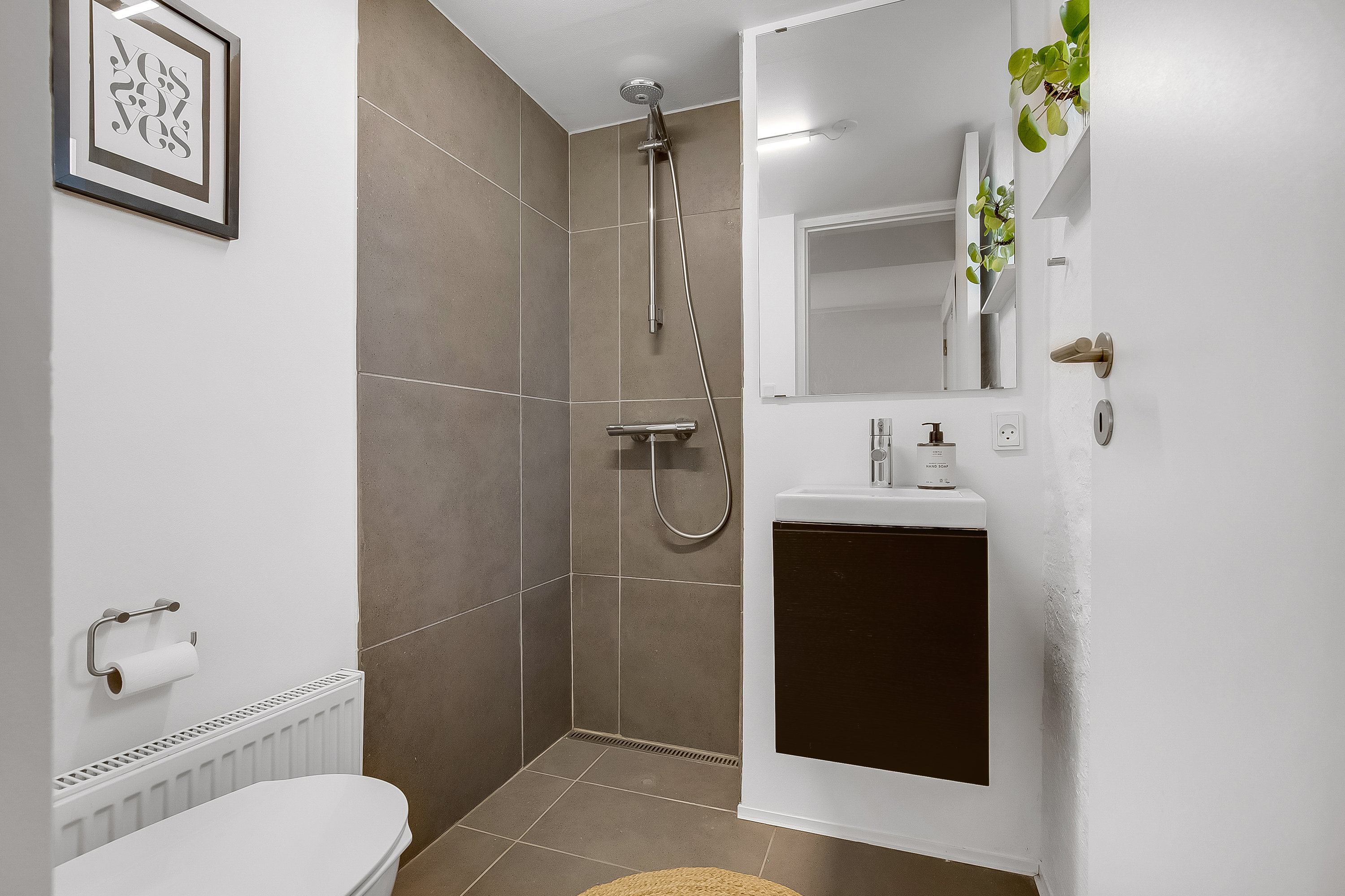 Fremhævet badeværelse billede i fuldskærmstilstand. Billede af Kongebrogade 63, 6000 Kolding