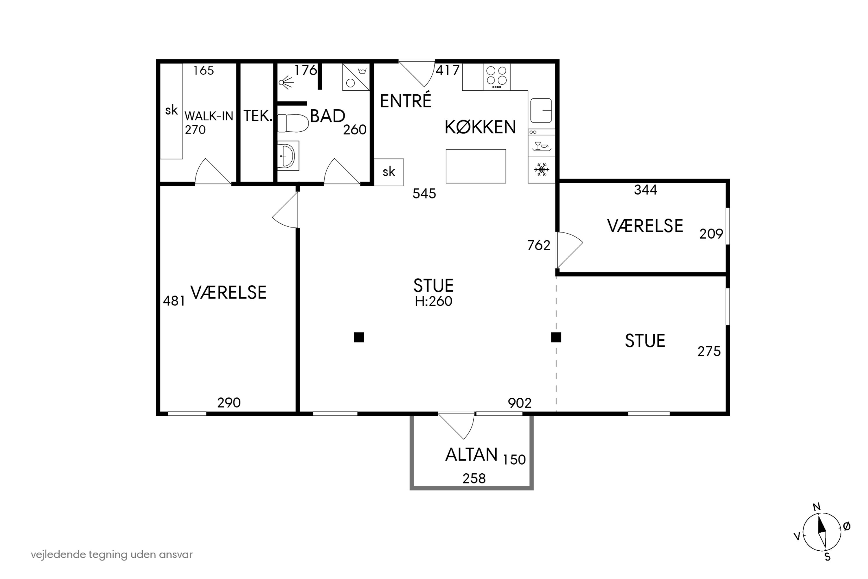 Plantegninger billede af Bag Elefanterne 27, 2. th., 1799 København V