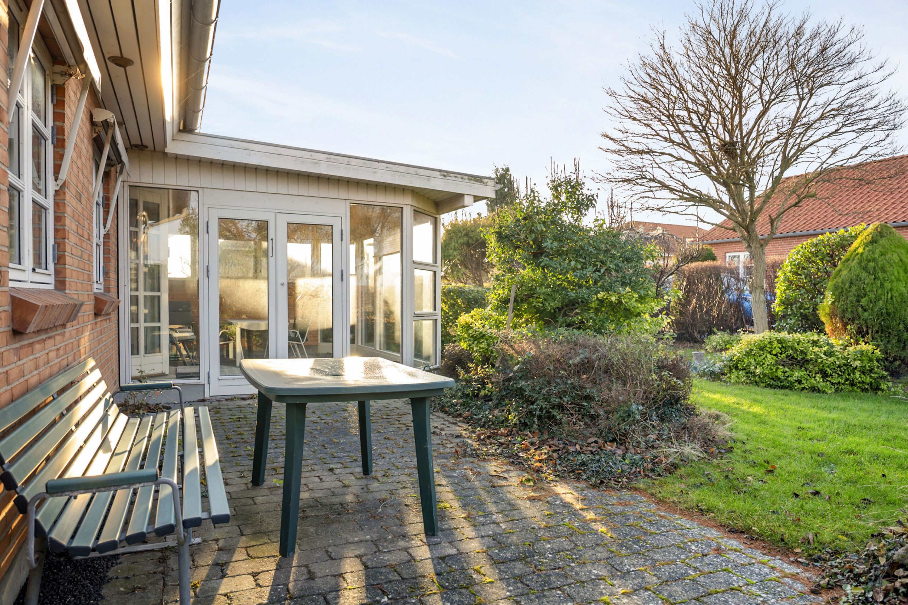 Fremhævet terrasse billede i fuldskærmstilstand. Billede af Højen 5, Korsør Syd, 4220 Korsør