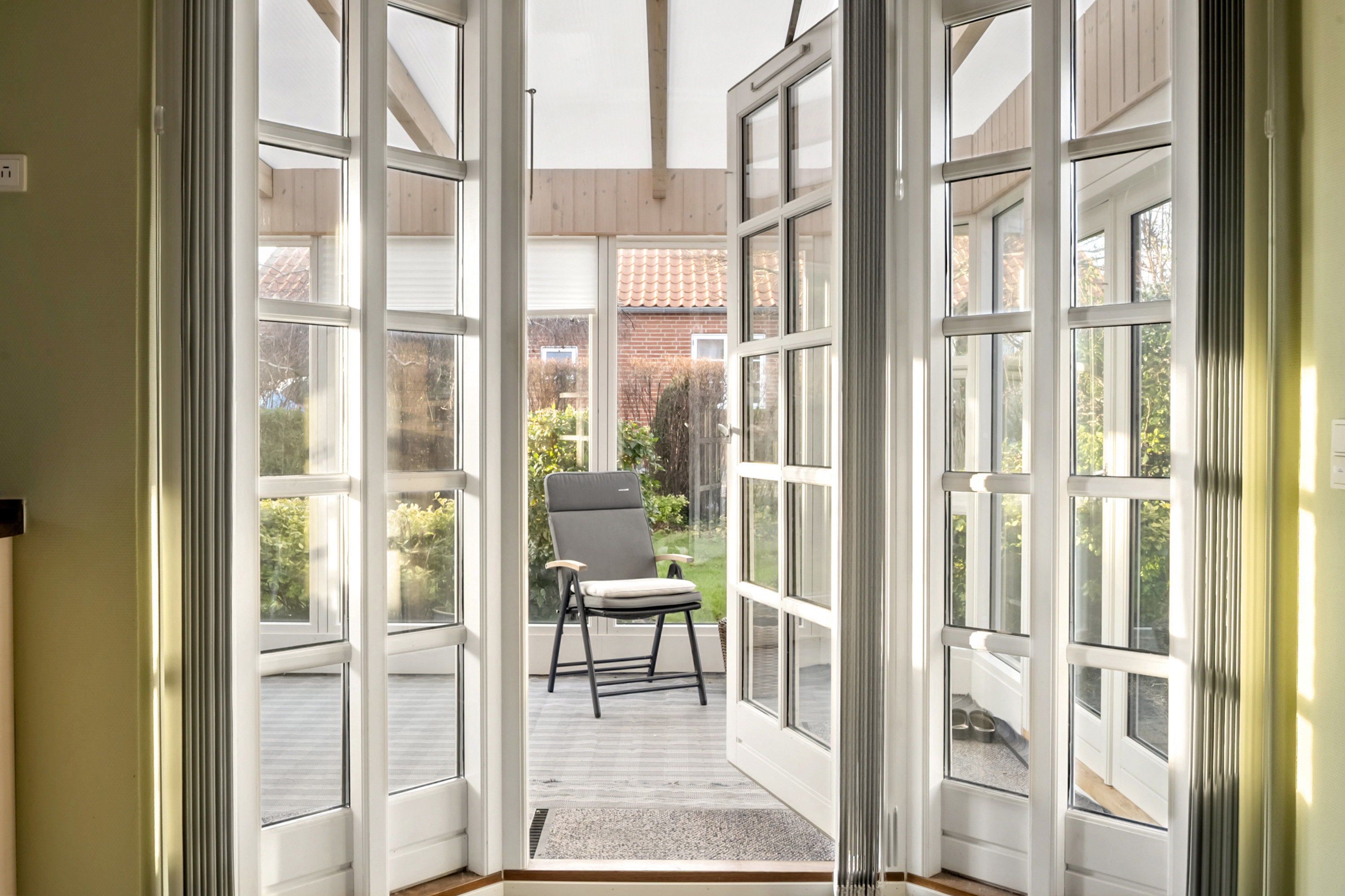 Fremhævet udestue billede i fuldskærmstilstand. Billede af Højen 5, Korsør Syd, 4220 Korsør