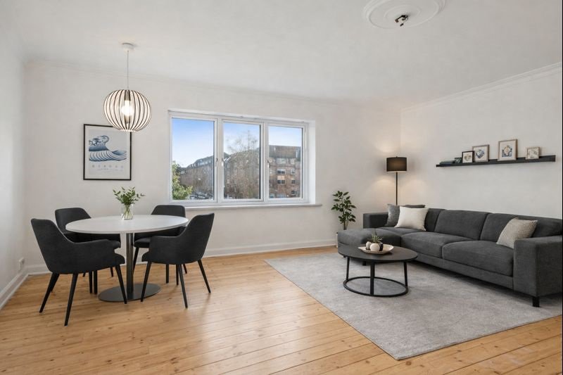 Miniaturebillede 1: stue. Billede af Ivar Huitfeldts Gade 3, 1. tv., 9000 Aalborg