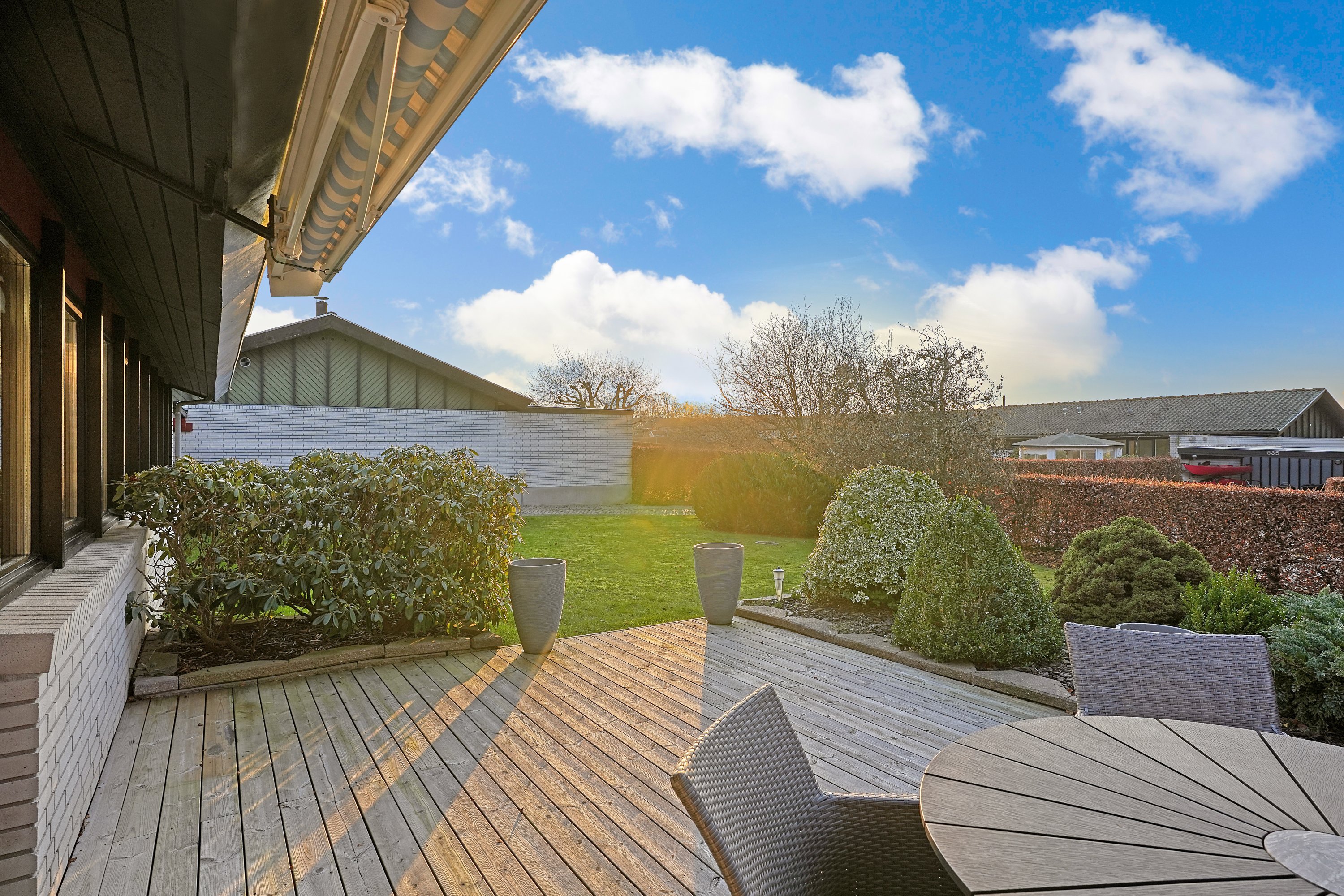 Fremhævet terrasse billede i fuldskærmstilstand. Billede af Maglegårdsvej 601, 3480 Fredensborg