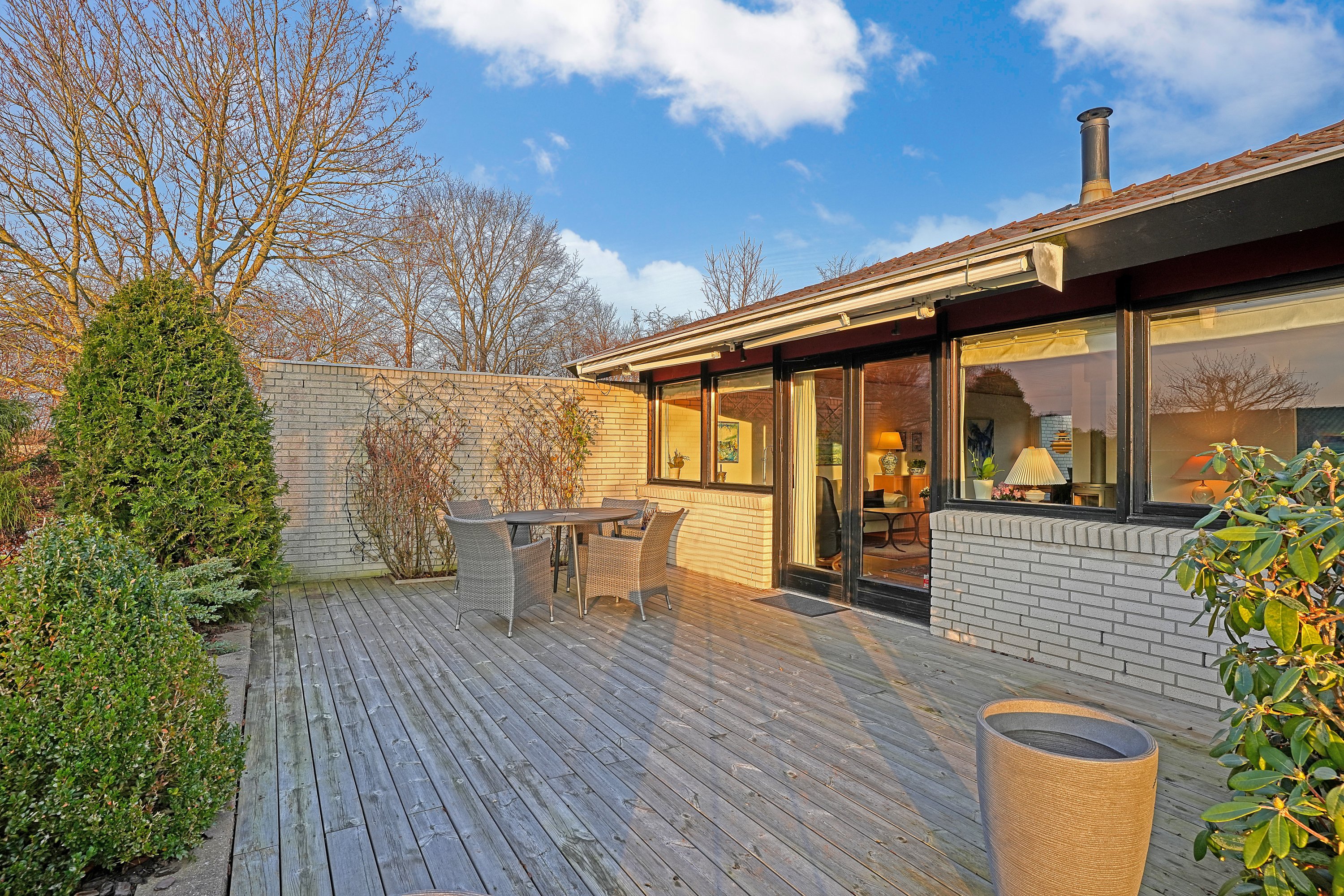 Fremhævet terrasse billede i fuldskærmstilstand. Billede af Maglegårdsvej 601, 3480 Fredensborg