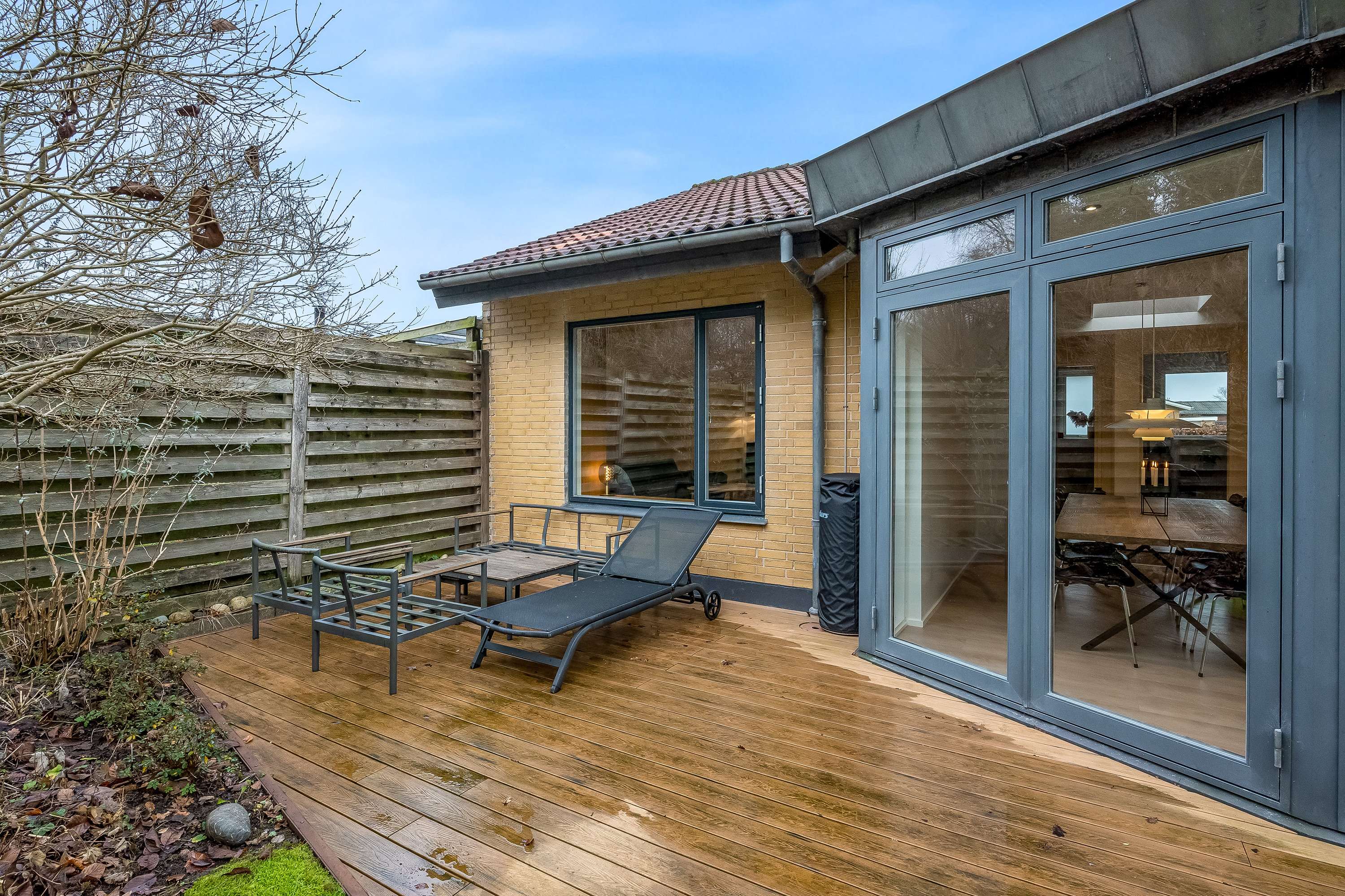 Fremhævet terrasse billede i fuldskærmstilstand. Billede af Suensonsvej 46, 7500 Holstebro