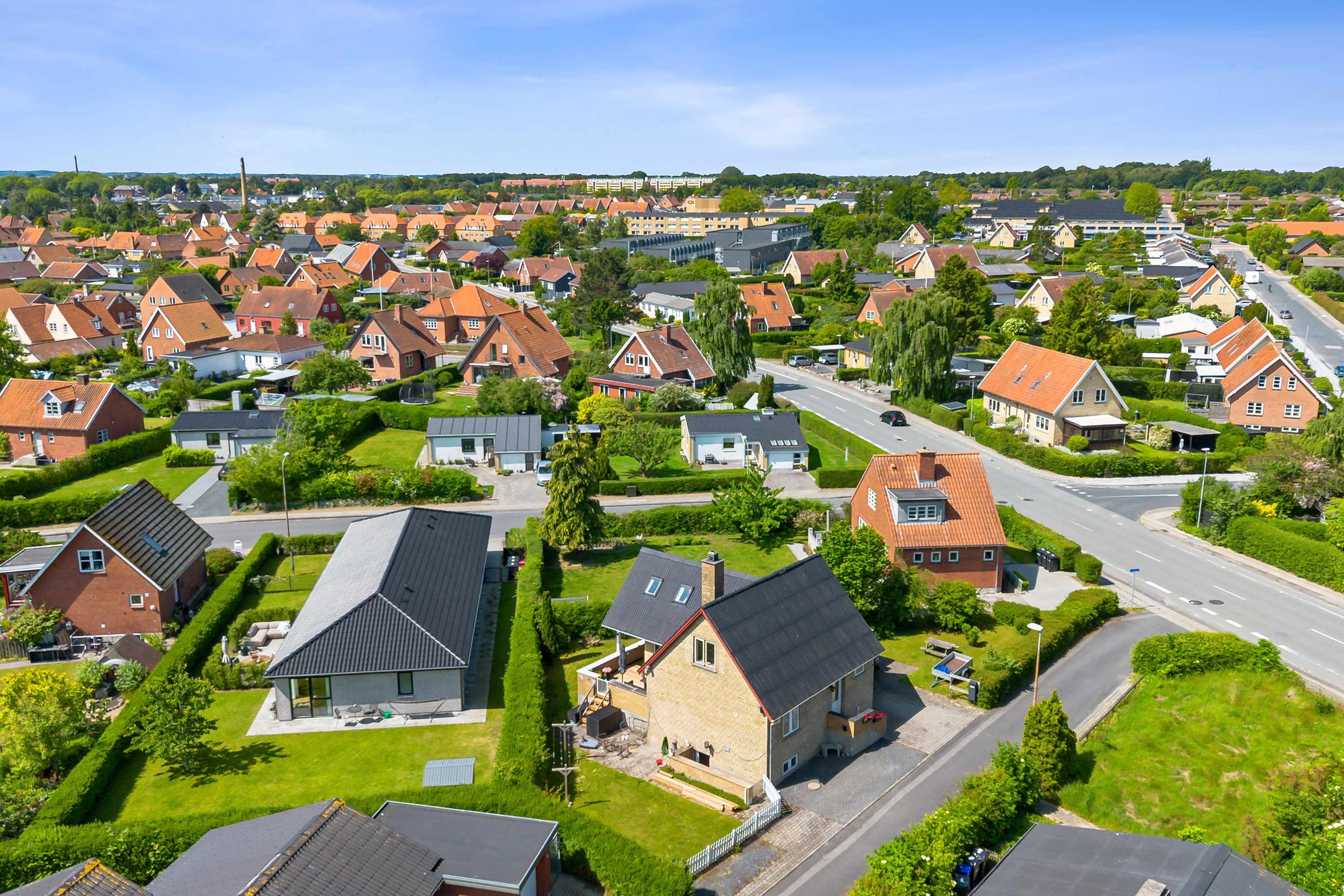 Miniaturebillede 1: luftfoto. Billede af Lundsvej 2, 5800 Nyborg