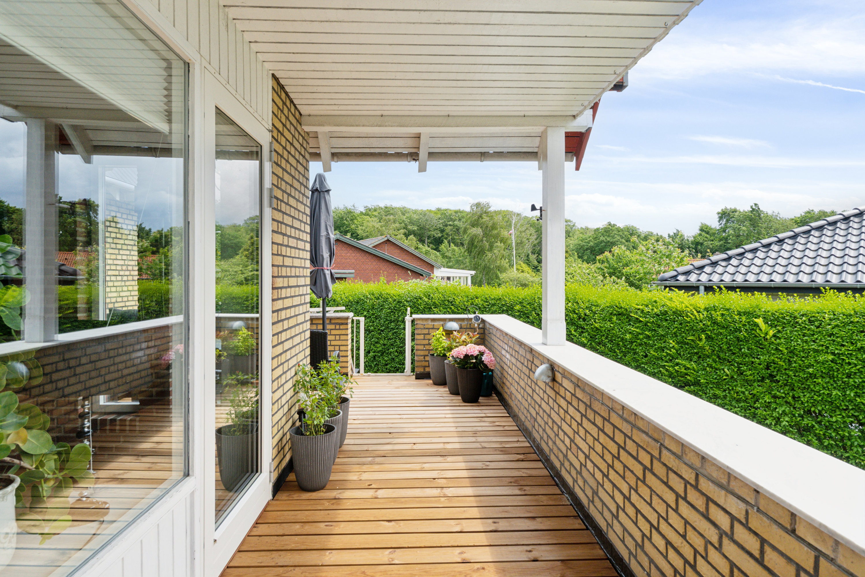 Fremhævet terrasse billede i fuldskærmstilstand. Billede af Lundsvej 2, 5800 Nyborg