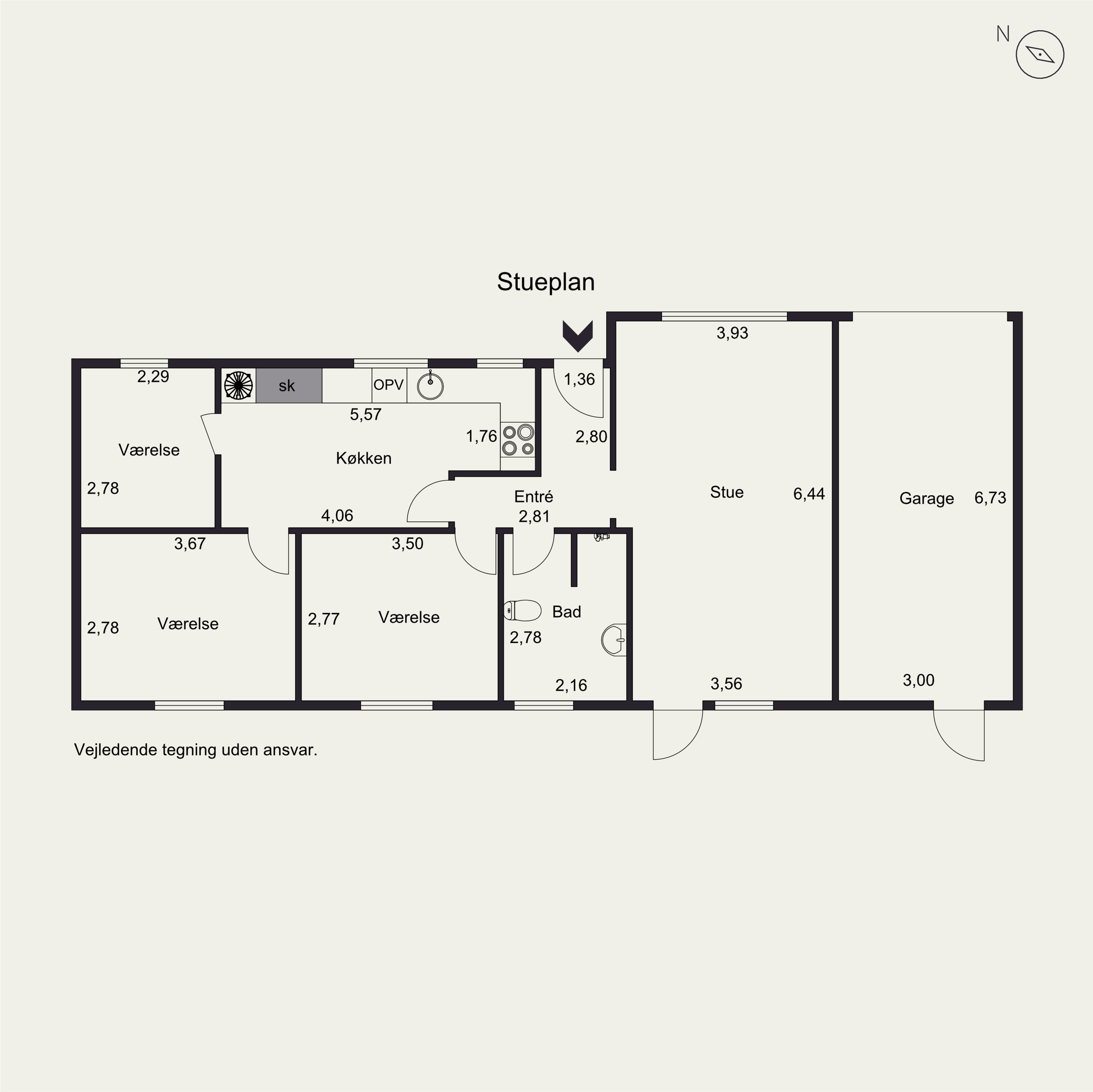 Plantegninger billede af Villavej 31, Varde, 6800 Varde