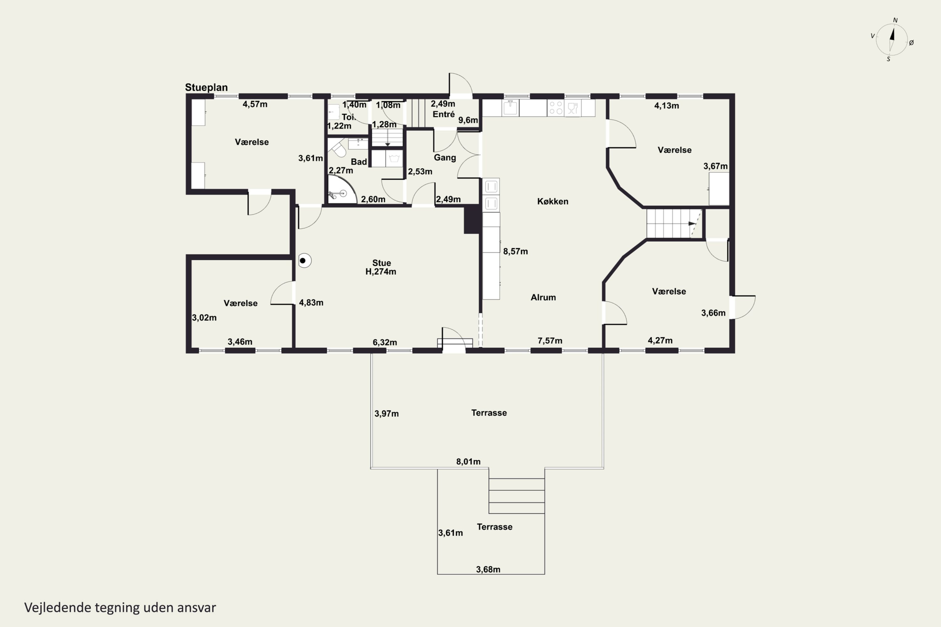 Plantegninger billede af Pederskervejen 8, Bodilsker, 3730 Nexø