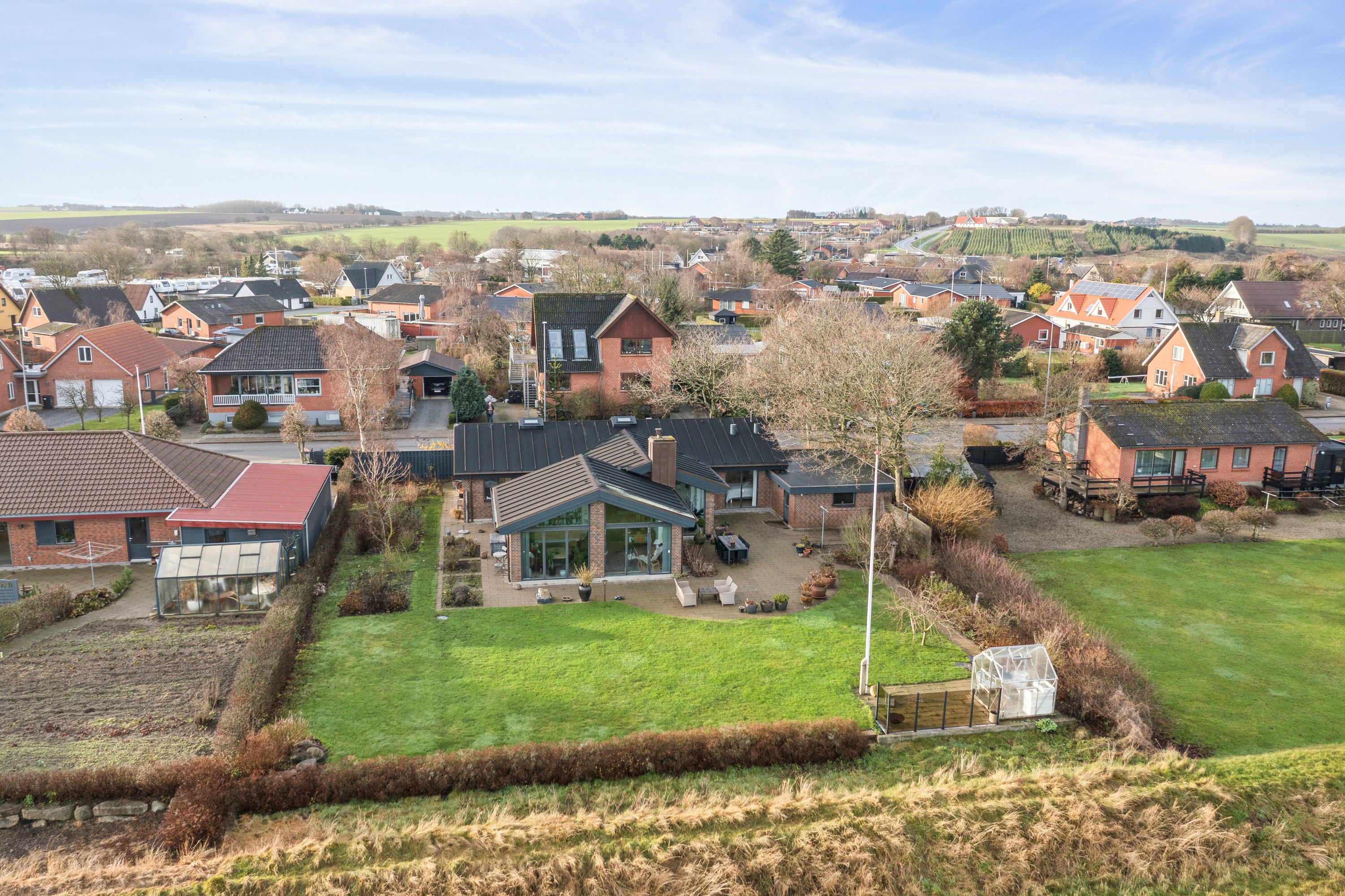 Fremhævet luftfoto billede i fuldskærmstilstand. Billede af Skyumvej 13, Vilsund, 7700 Thisted