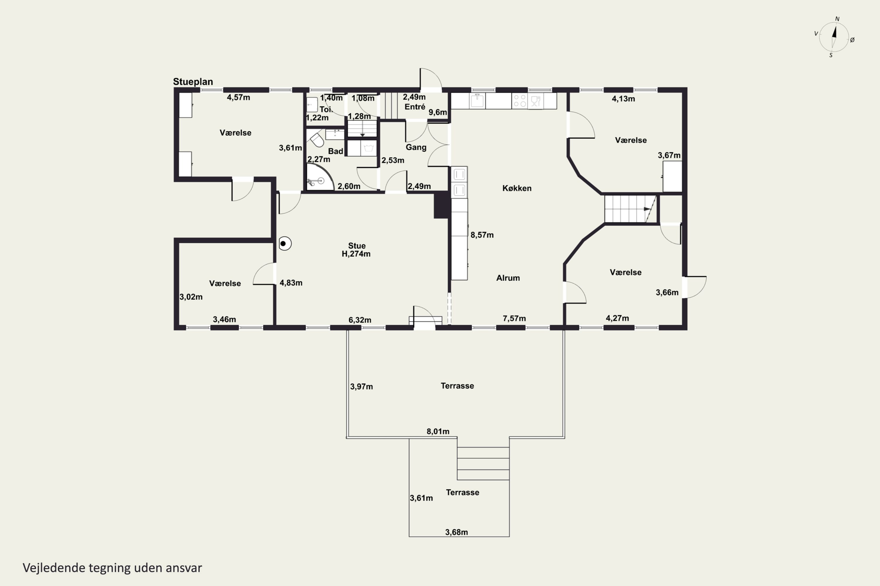 Plantegninger billede af Pederskervejen 8, Bodilsker, 3730 Nexø