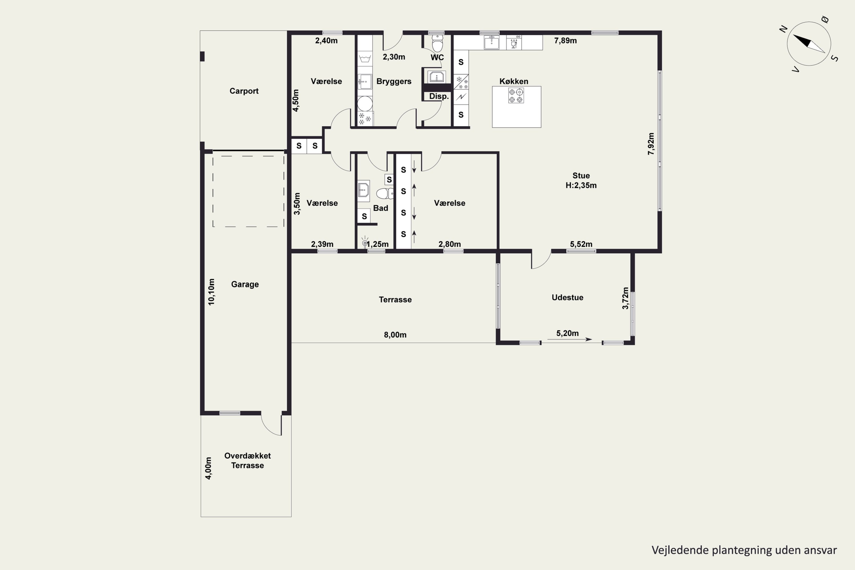 Plantegninger billede af Parallelvej 6, Gudumholm, 9280 Storvorde