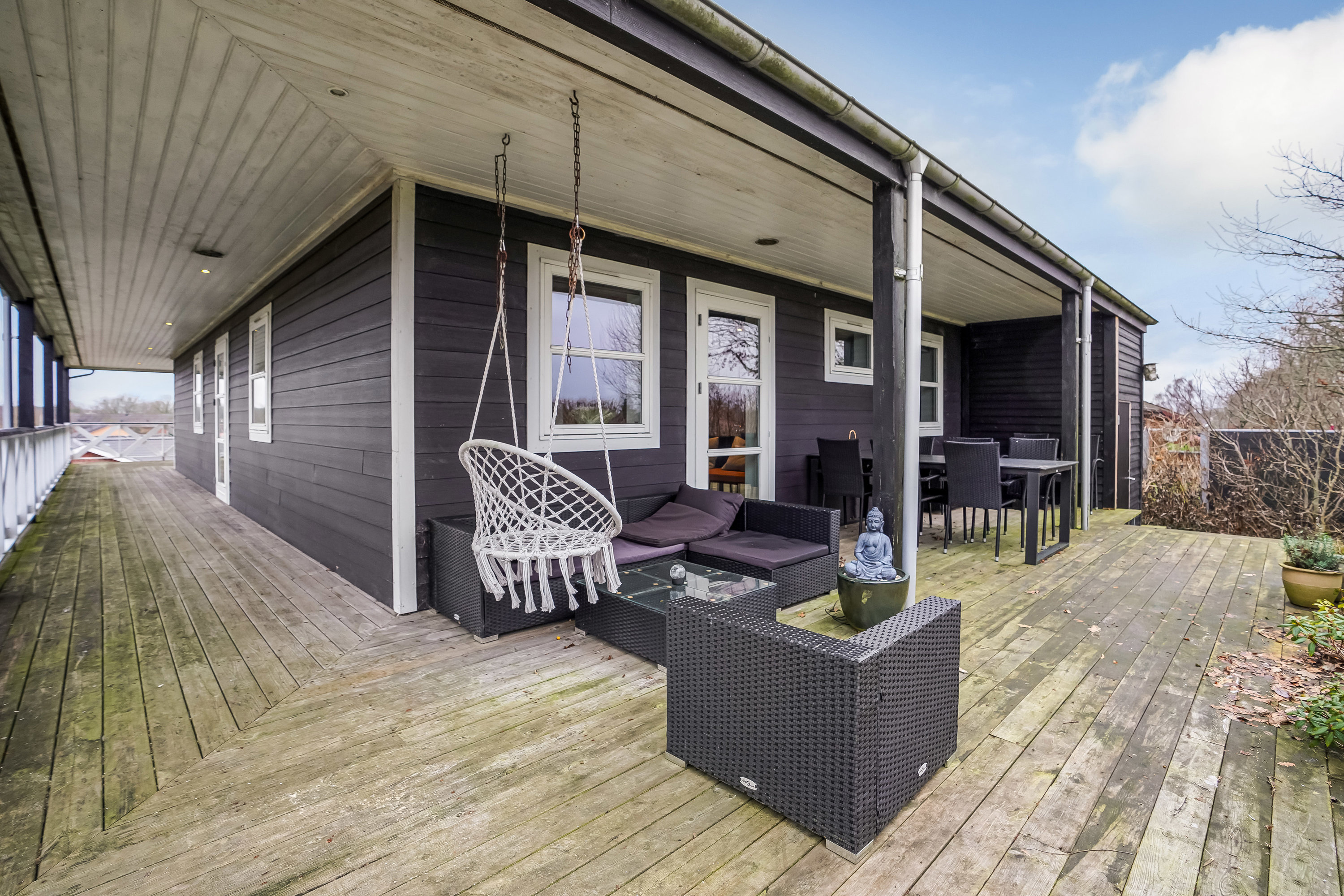 Fremhævet terrasse billede i fuldskærmstilstand. Billede af Granvangen 19, Sdr Vissing, 8740 Brædstrup