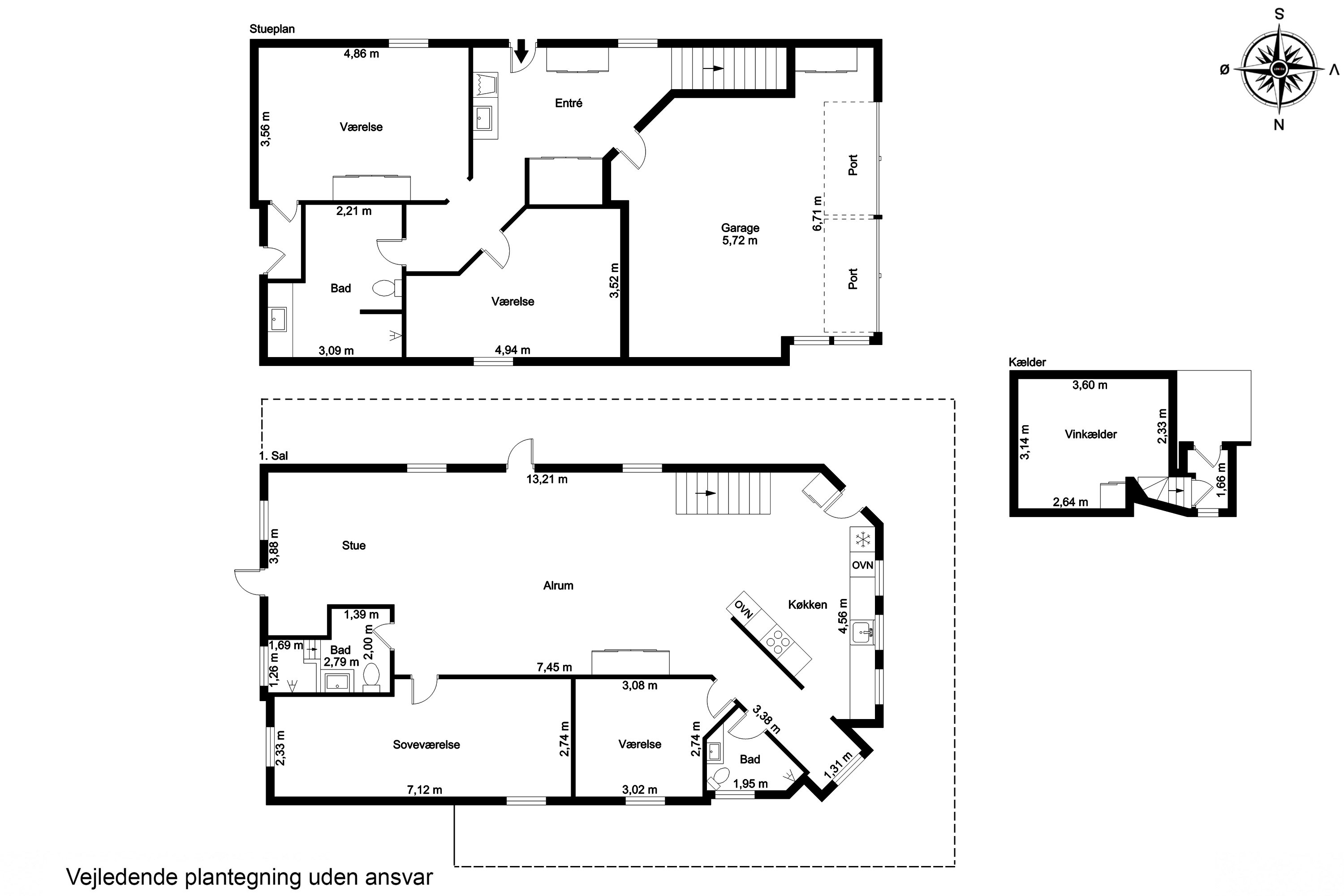 Plantegninger billede af Granvangen 19, Sdr Vissing, 8740 Brædstrup
