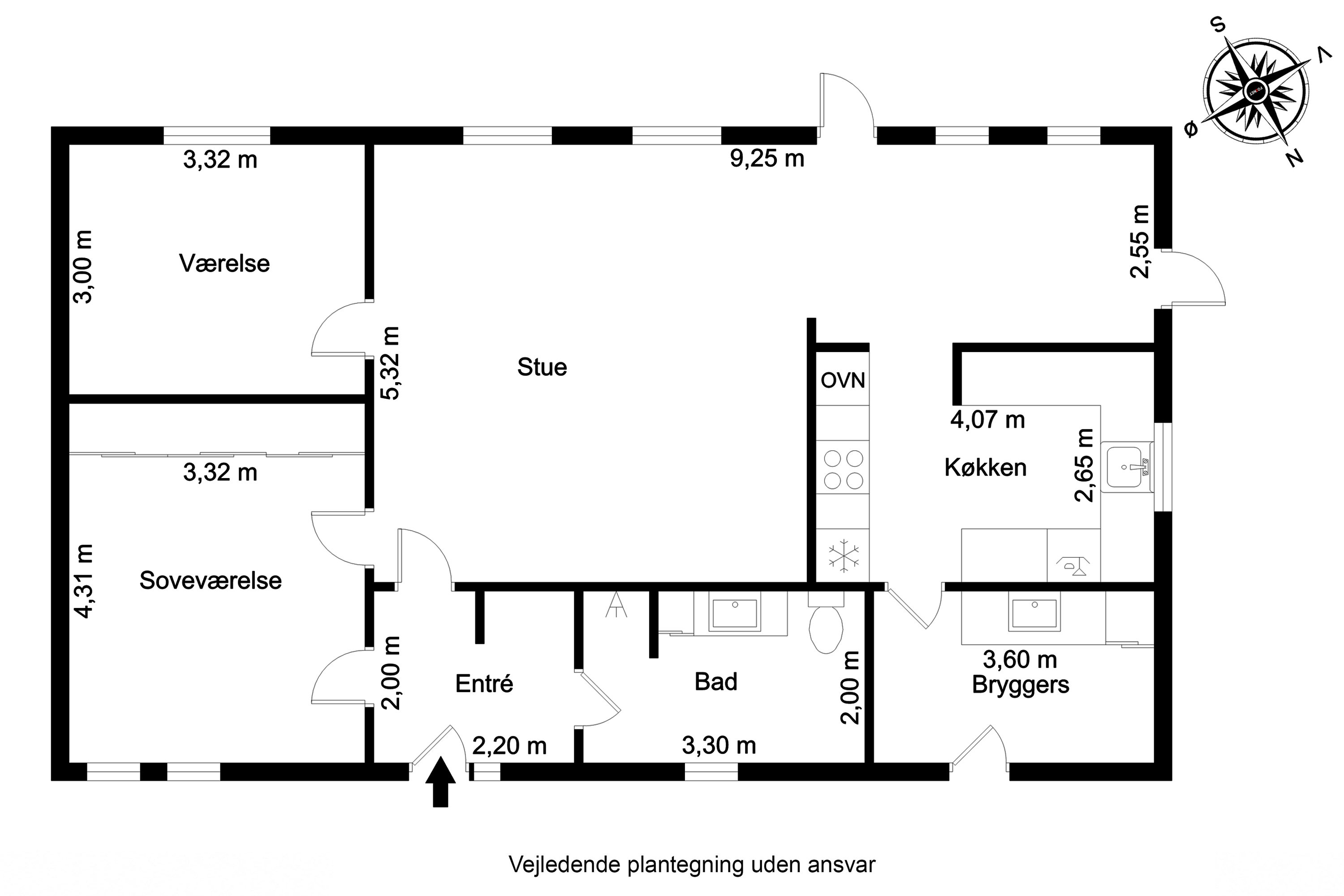 Plantegninger billede af Møllehaven 1B, 5500 Middelfart