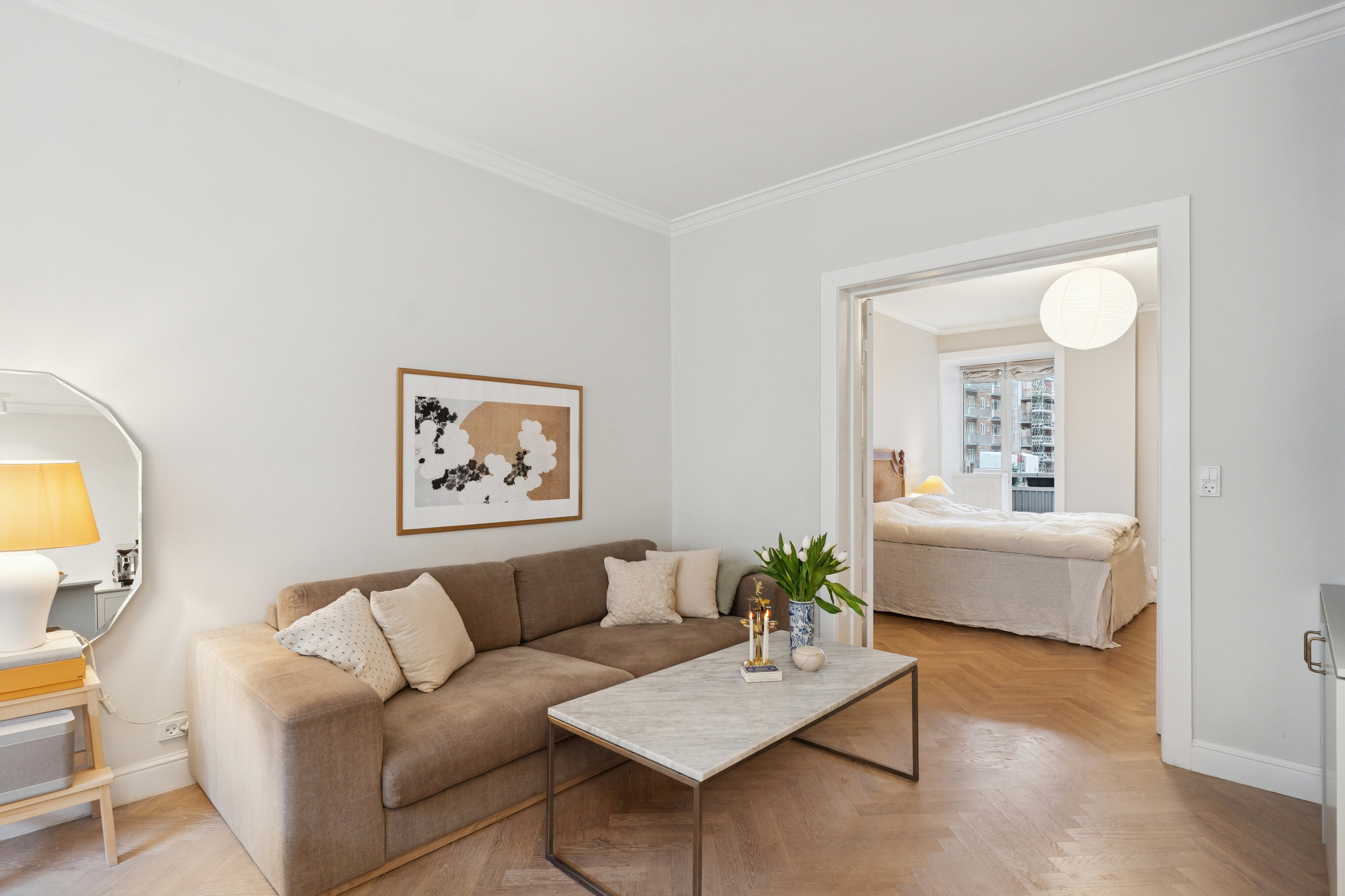 Fremhævet stue billede i fuldskærmstilstand. Billede af Østerdalsgade 3B, 1. tv., 2300 København S