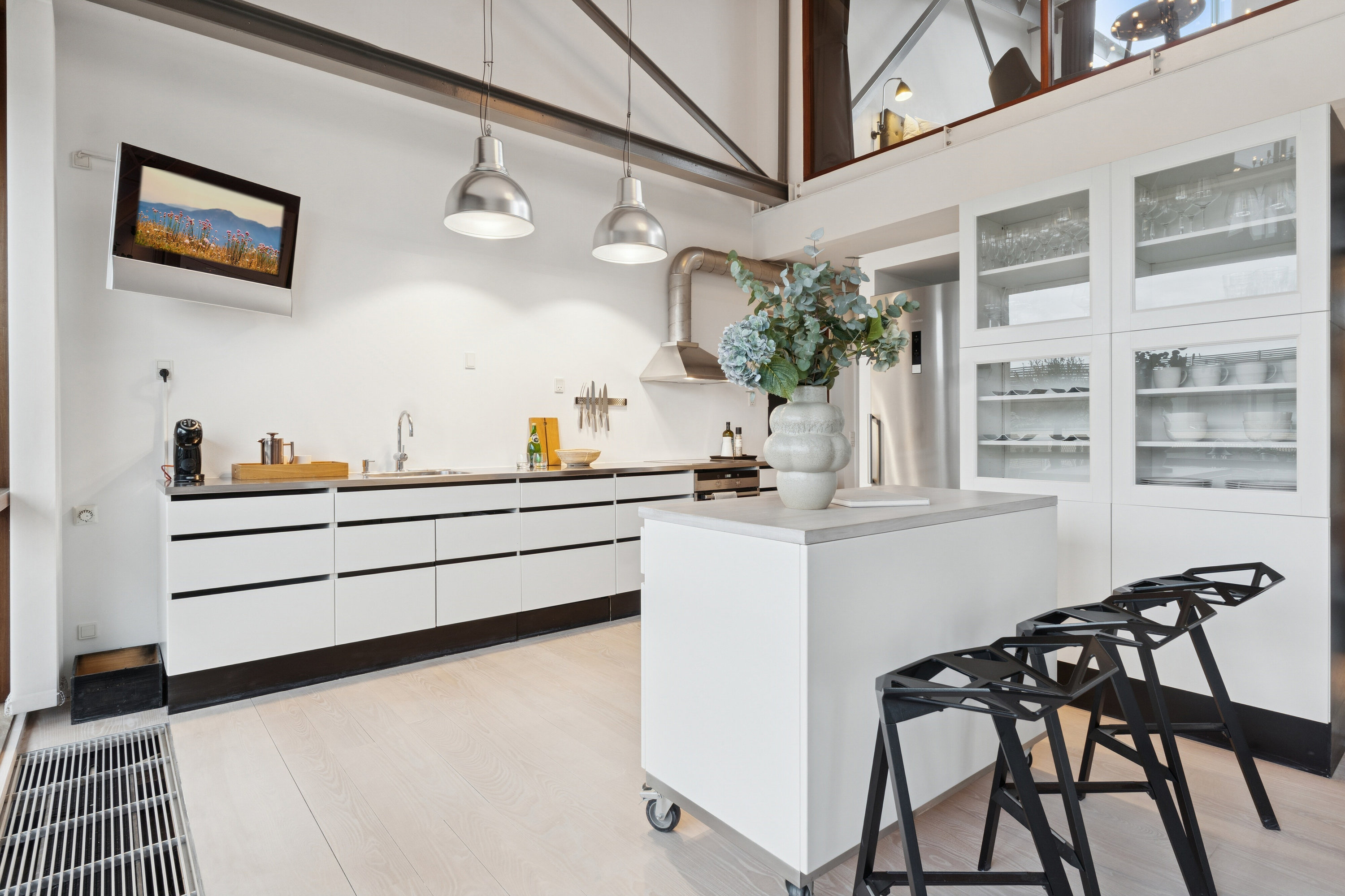 Fremhævet køkken billede i fuldskærmstilstand. Billede af Galionsvej 7, 3. 1., 1437 København K