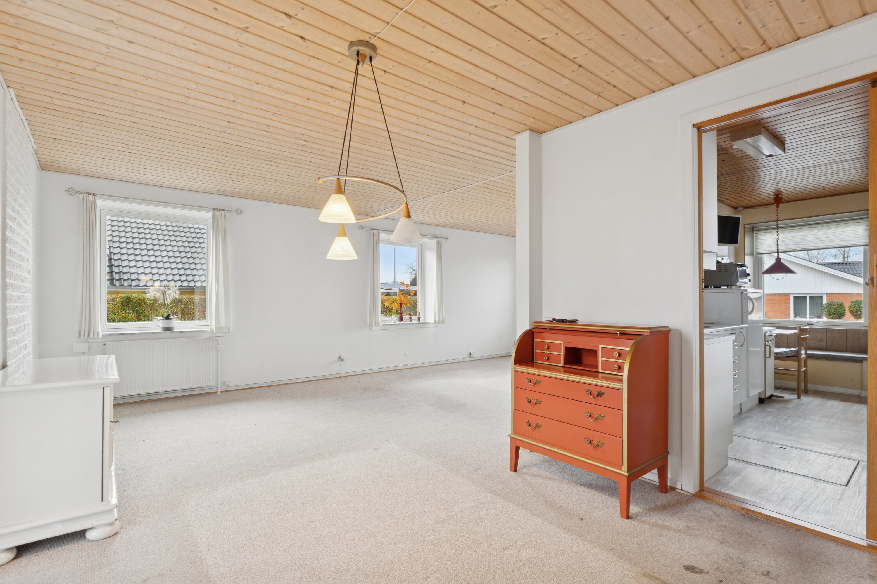 Fremhævet stue billede i fuldskærmstilstand. Billede af Øhavevej 13, 5800 Nyborg