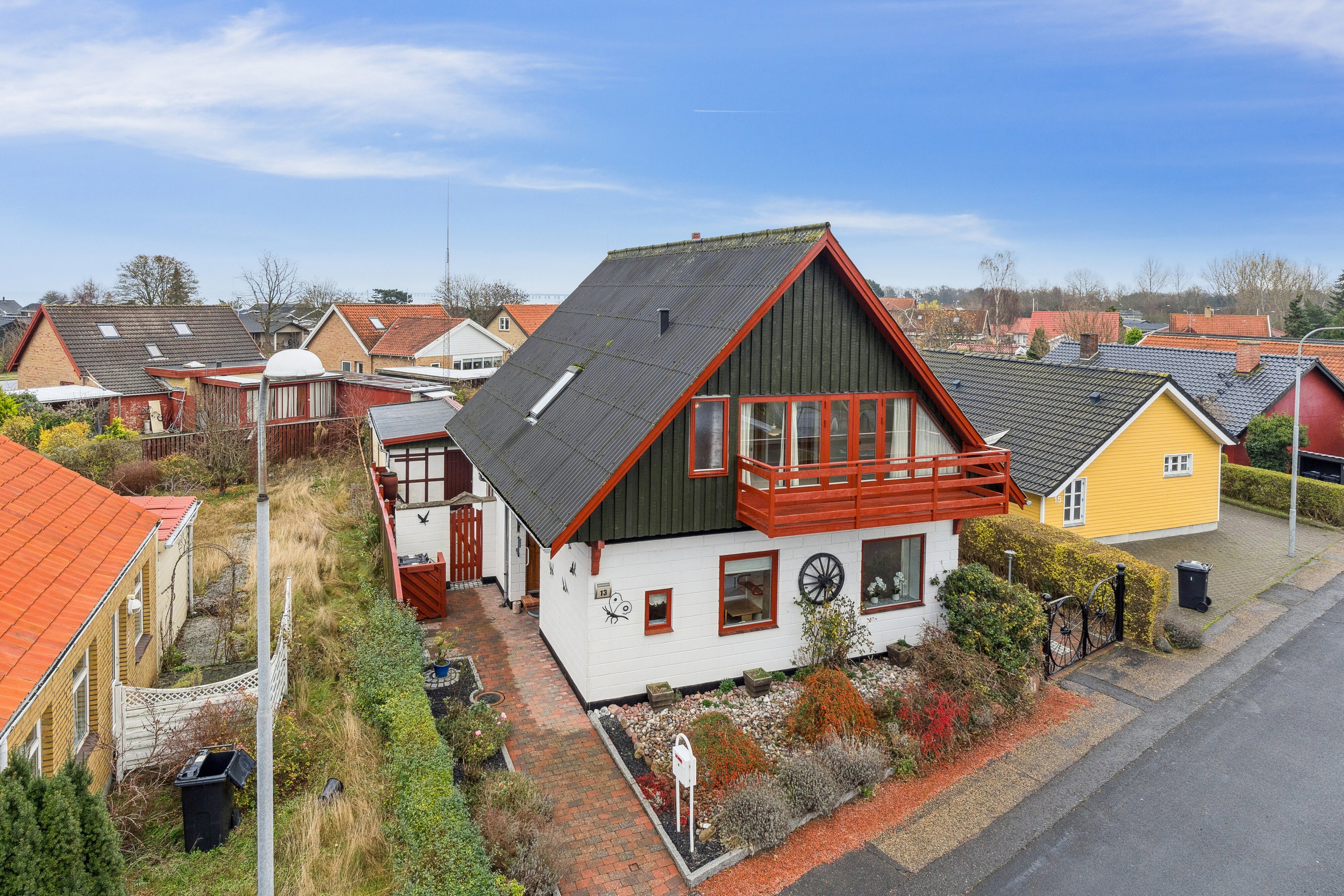 Miniaturebillede 1: set fra haven. Billede af Øhavevej 13, 5800 Nyborg