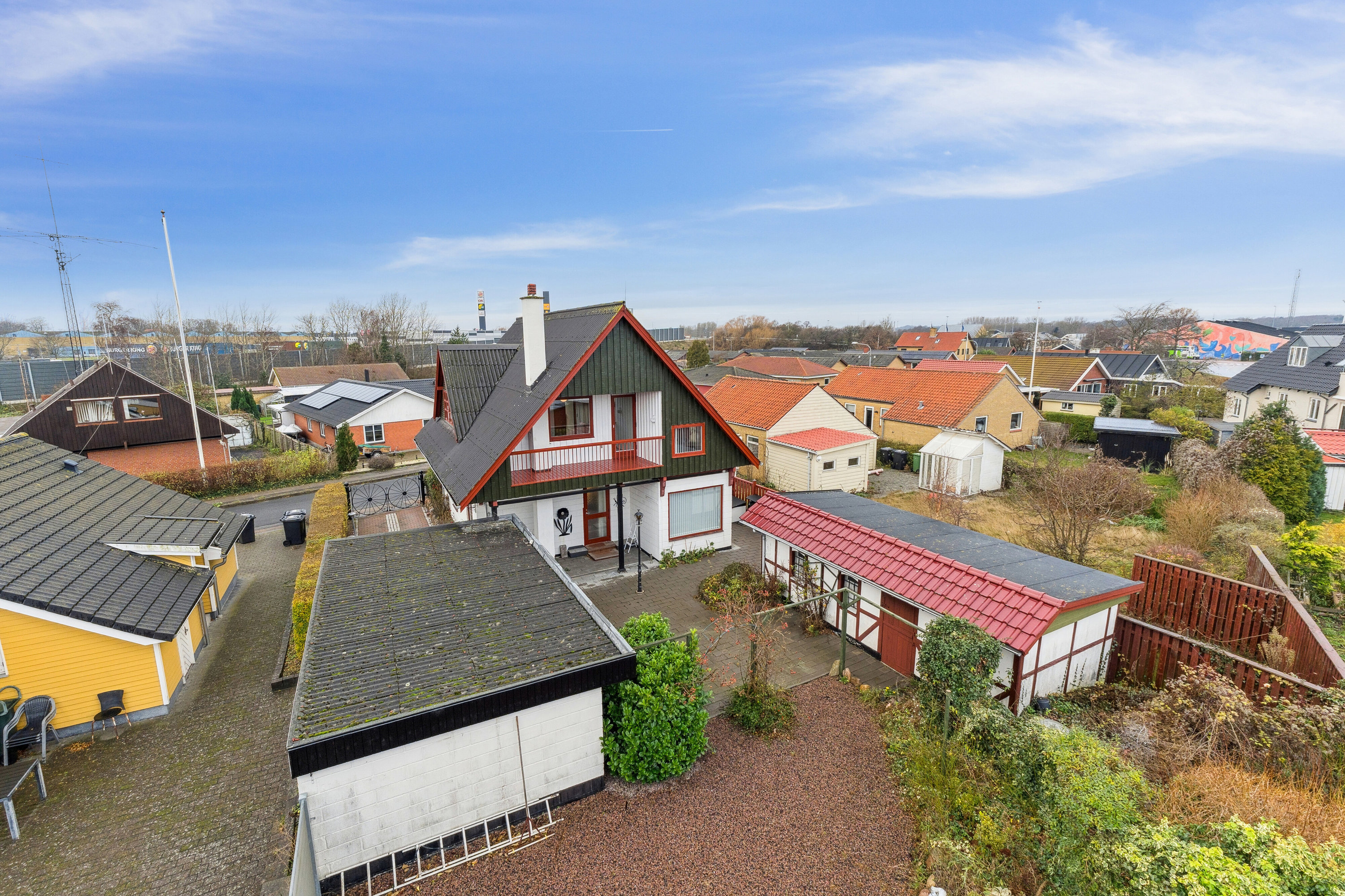 Fremhævet set fra haven billede i fuldskærmstilstand. Billede af Øhavevej 13, 5800 Nyborg