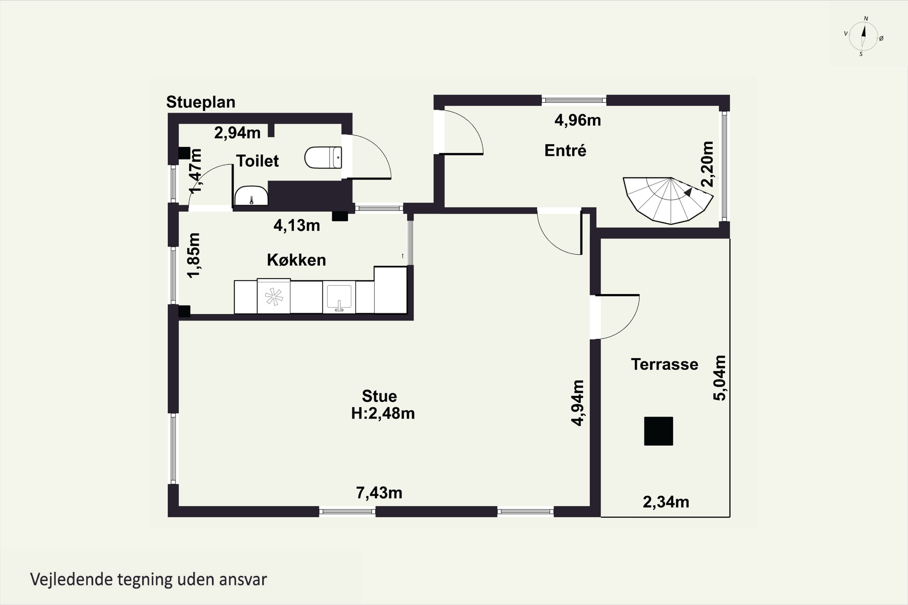 Plantegninger billede af Øhavevej 13, 5800 Nyborg