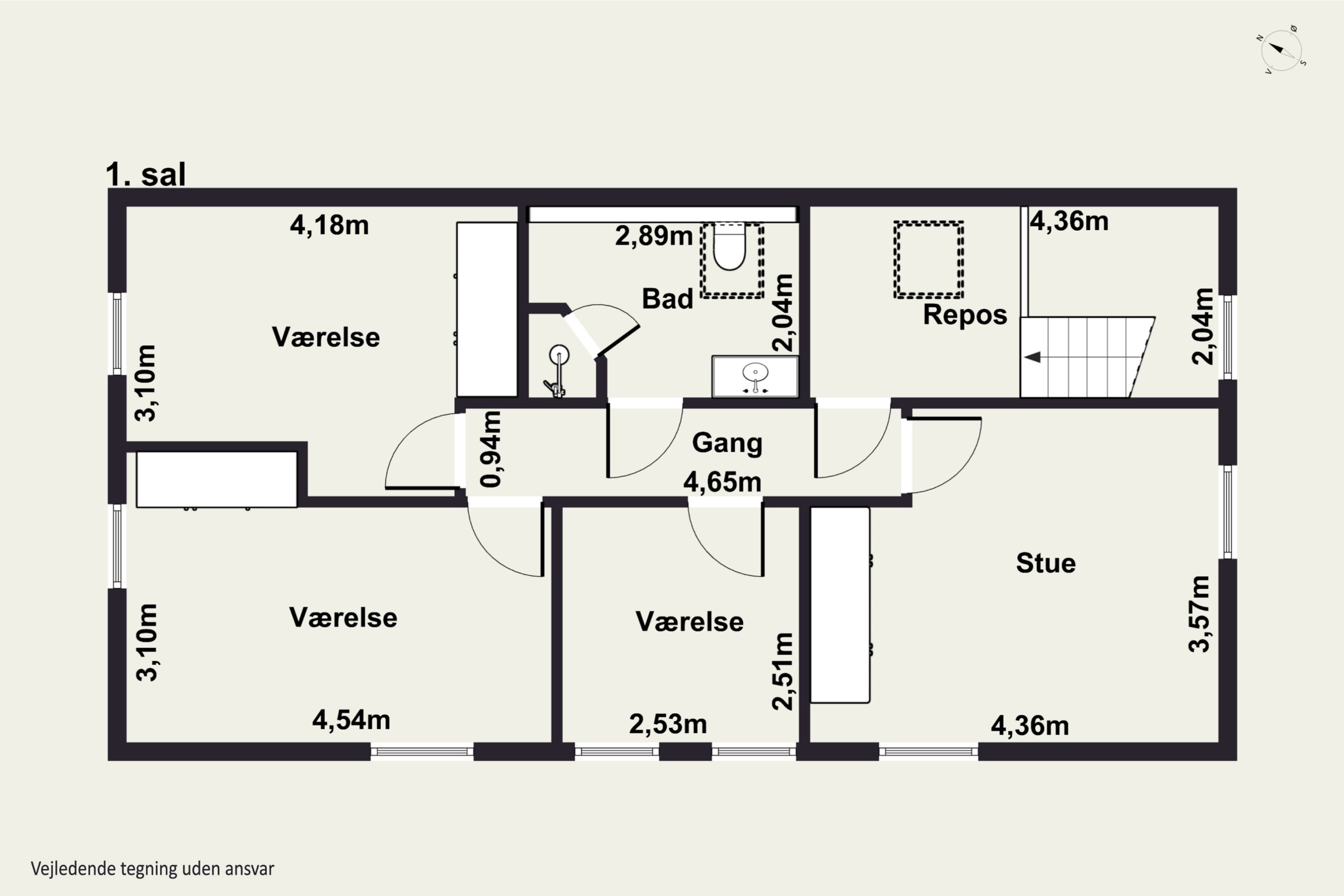 Plantegninger billede af Vinkelvænget 22, 2610 Rødovre