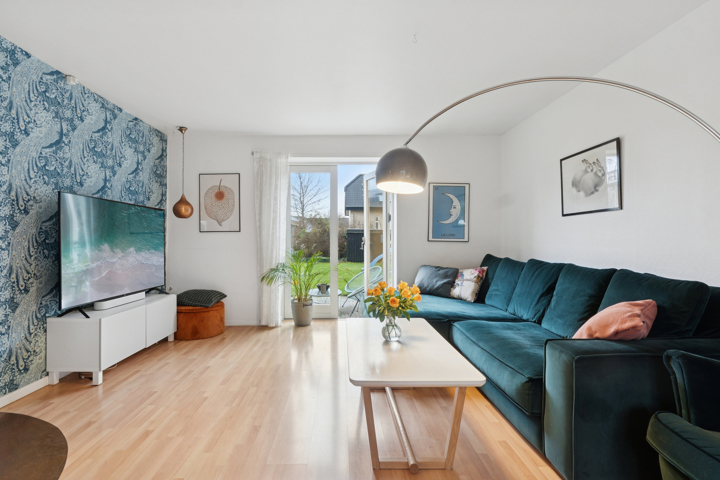 Fremhævet stue billede i fuldskærmstilstand. Billede af Ceylonvej 32, 2300 København S