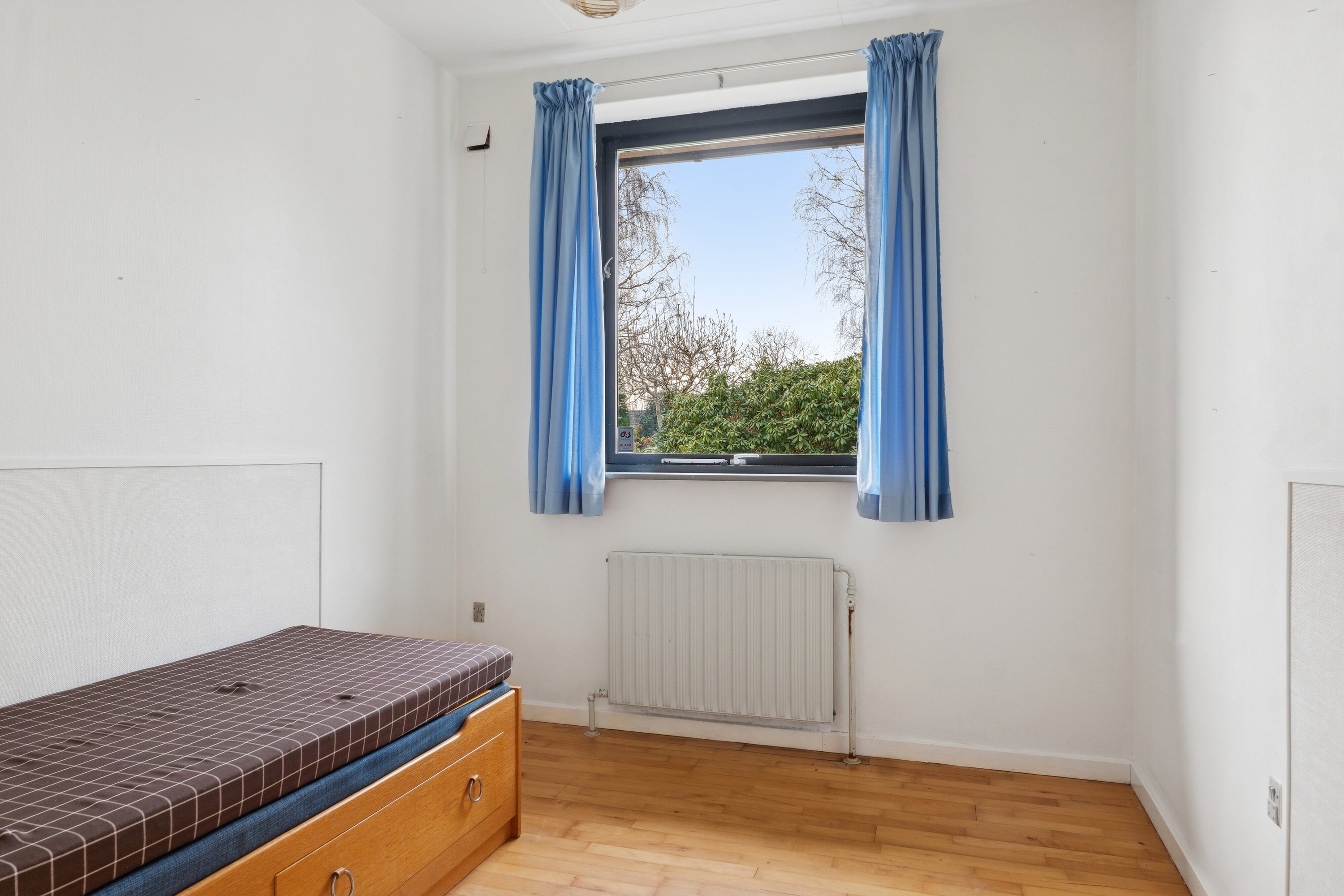 Fremhævet soveværelse billede i fuldskærmstilstand. Billede af Hyrdehøj 10, 4690 Haslev