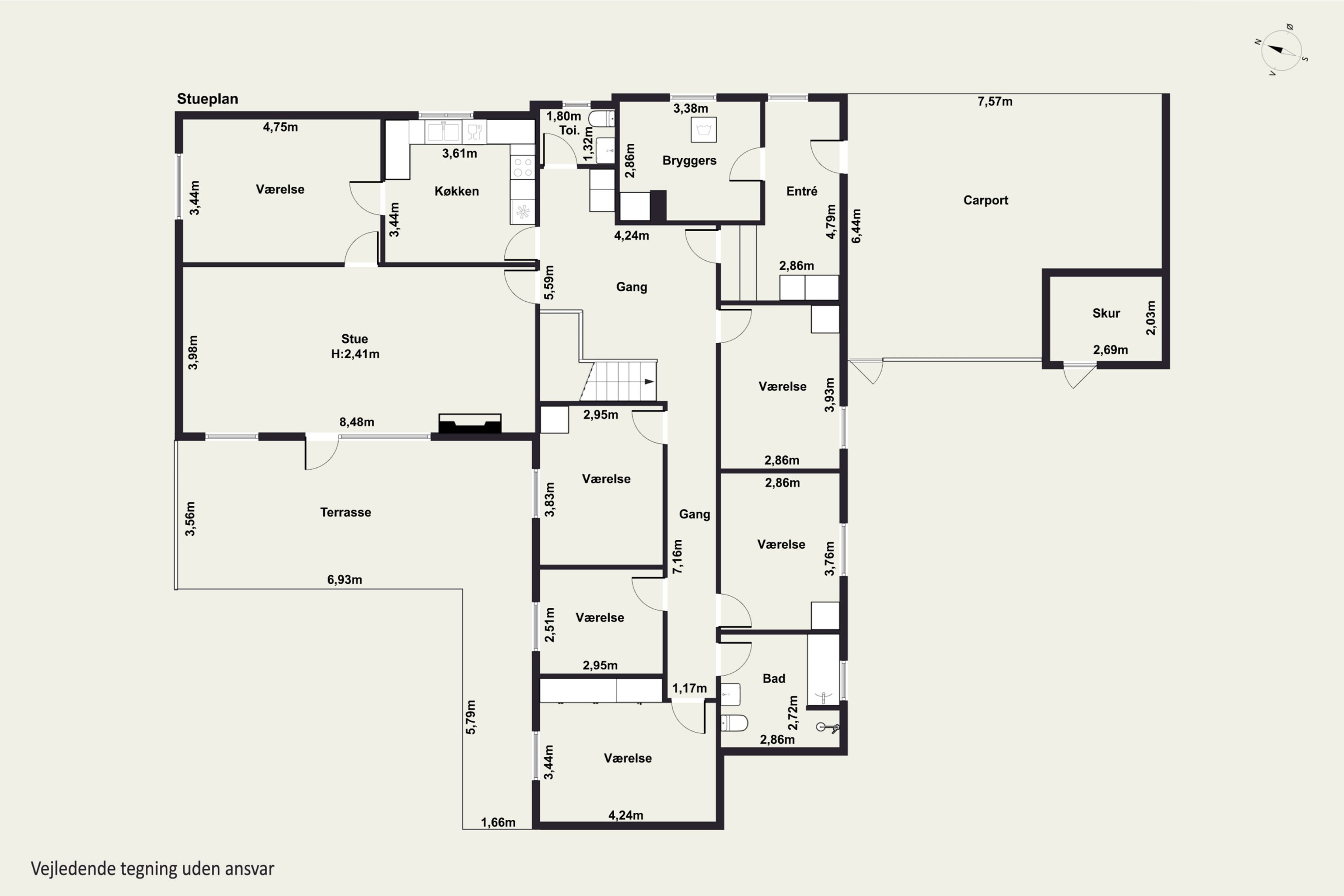 Plantegninger billede af Hyrdehøj 10, 4690 Haslev