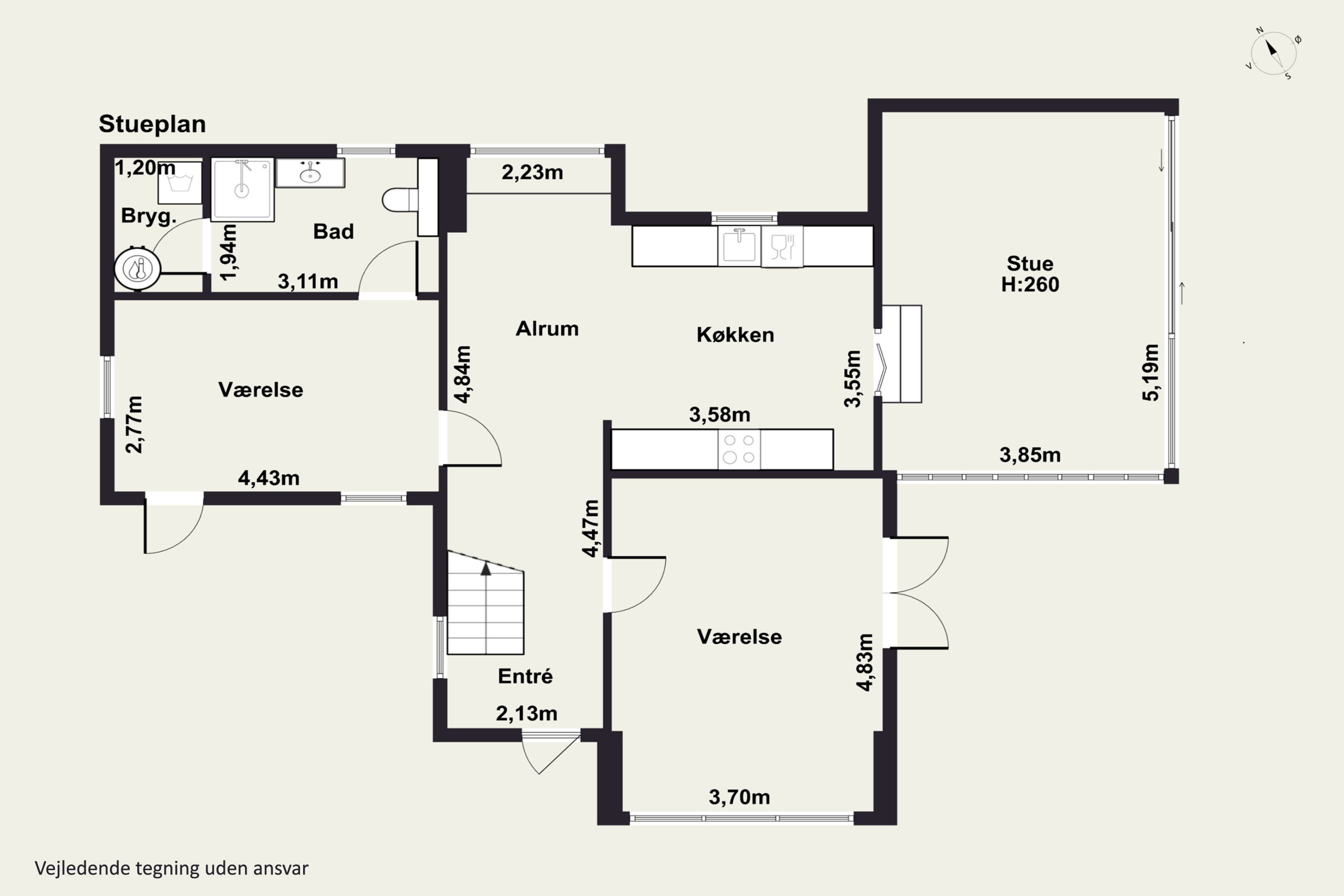 Plantegninger billede af Damhus Boulevard 74, 2610 Rødovre