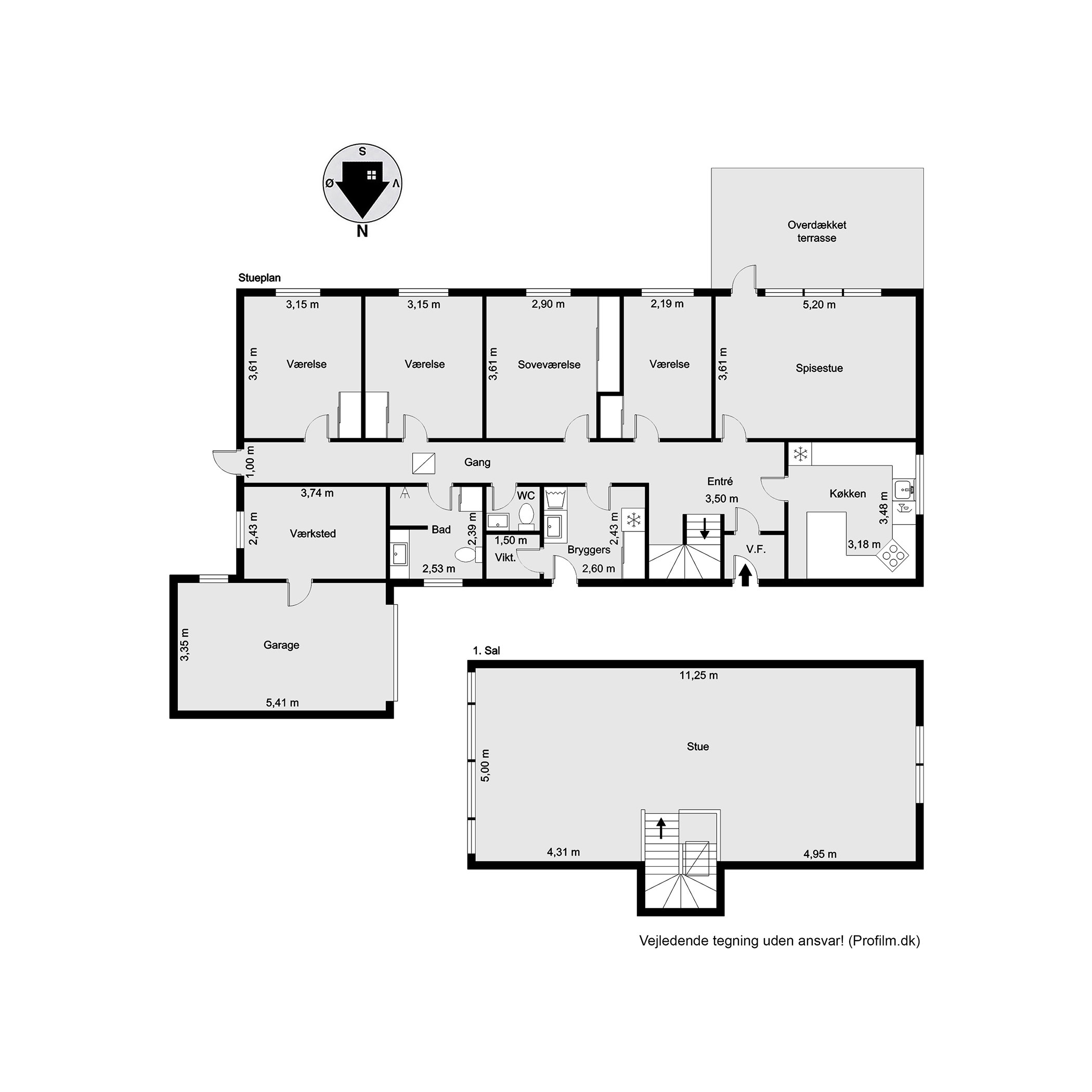 Plantegninger billede af Venusvej 23, Uhrhøj, 7100 Vejle