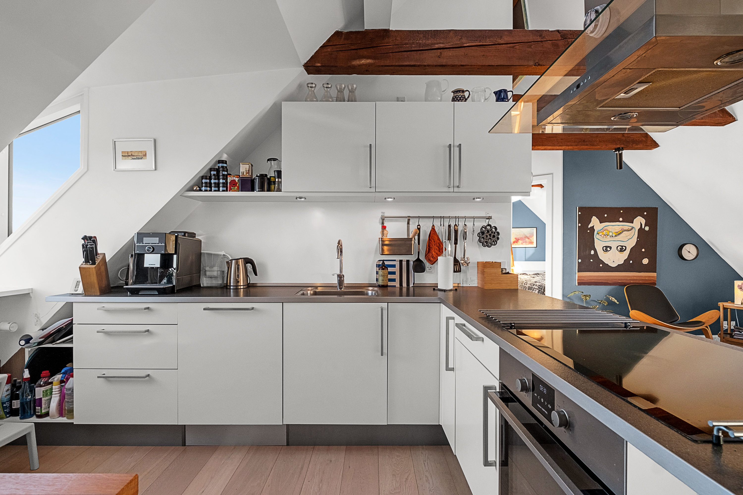 Fremhævet køkken billede i fuldskærmstilstand. Billede af Kystvejen 27, 6. tv., 8000 Aarhus C