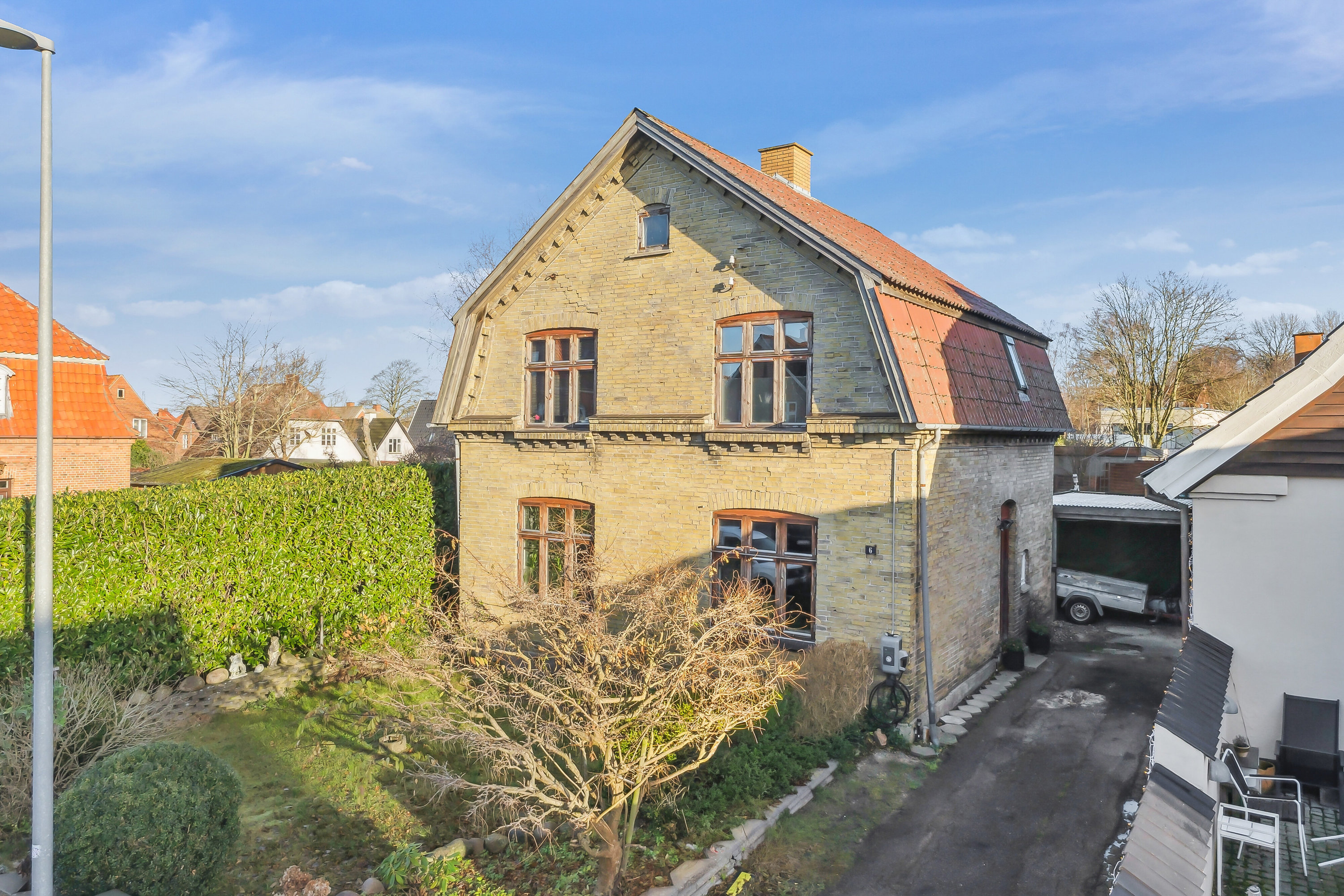 Villa: Luftfoto på Sct.Knudsgade 6, 4200 Slagelse