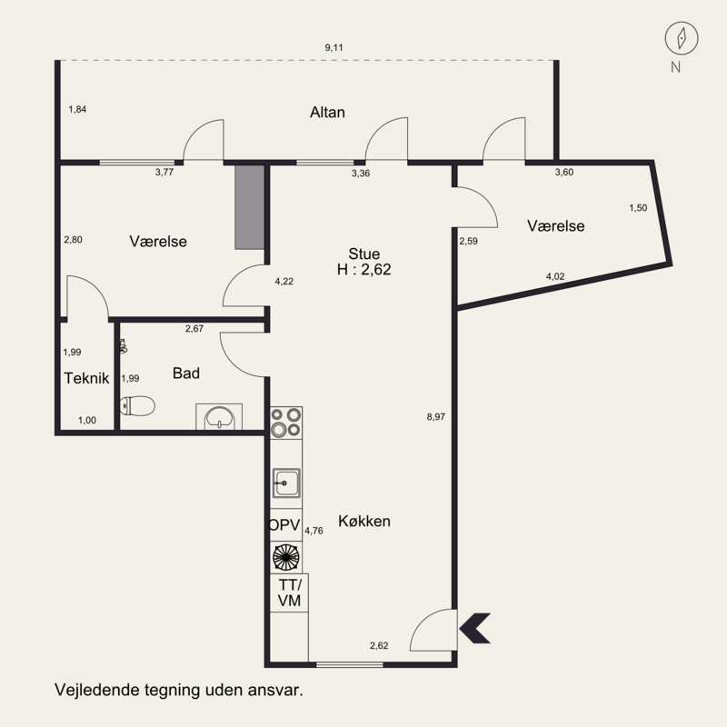 Plantegninger billede af Ringen 29, 1. 3., Nye, 8200 Aarhus N