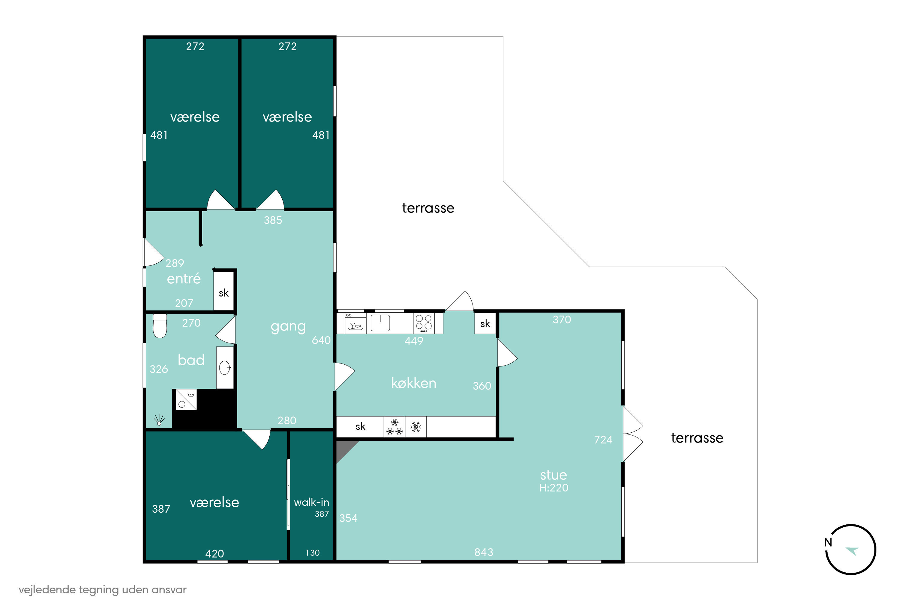 Plantegninger billede af Stangerumvej 28, Ø Tørslev, 8983 Gjerlev J