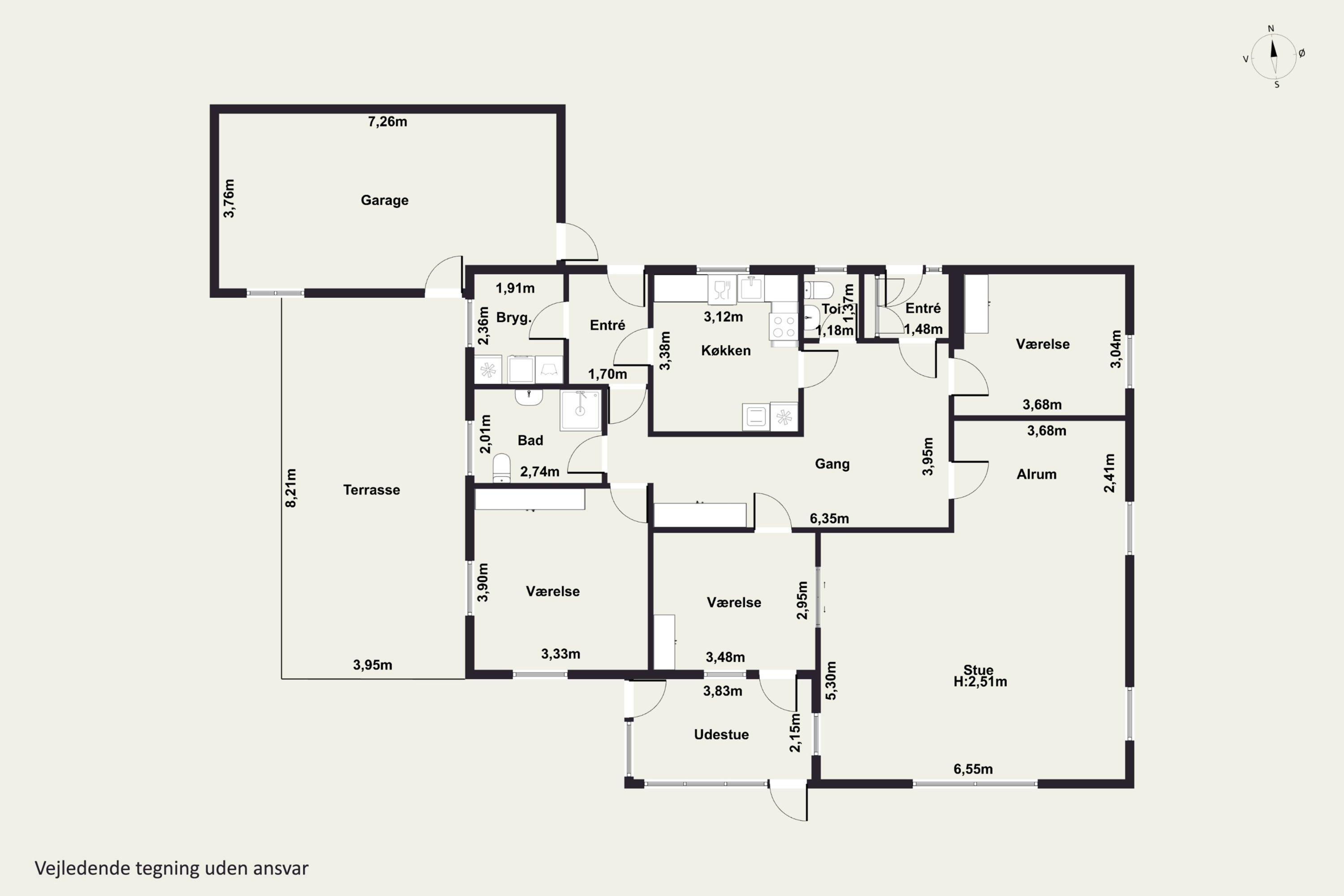 Plantegninger billede af Skolegade 5, Hvidbjerg, 7790 Thyholm