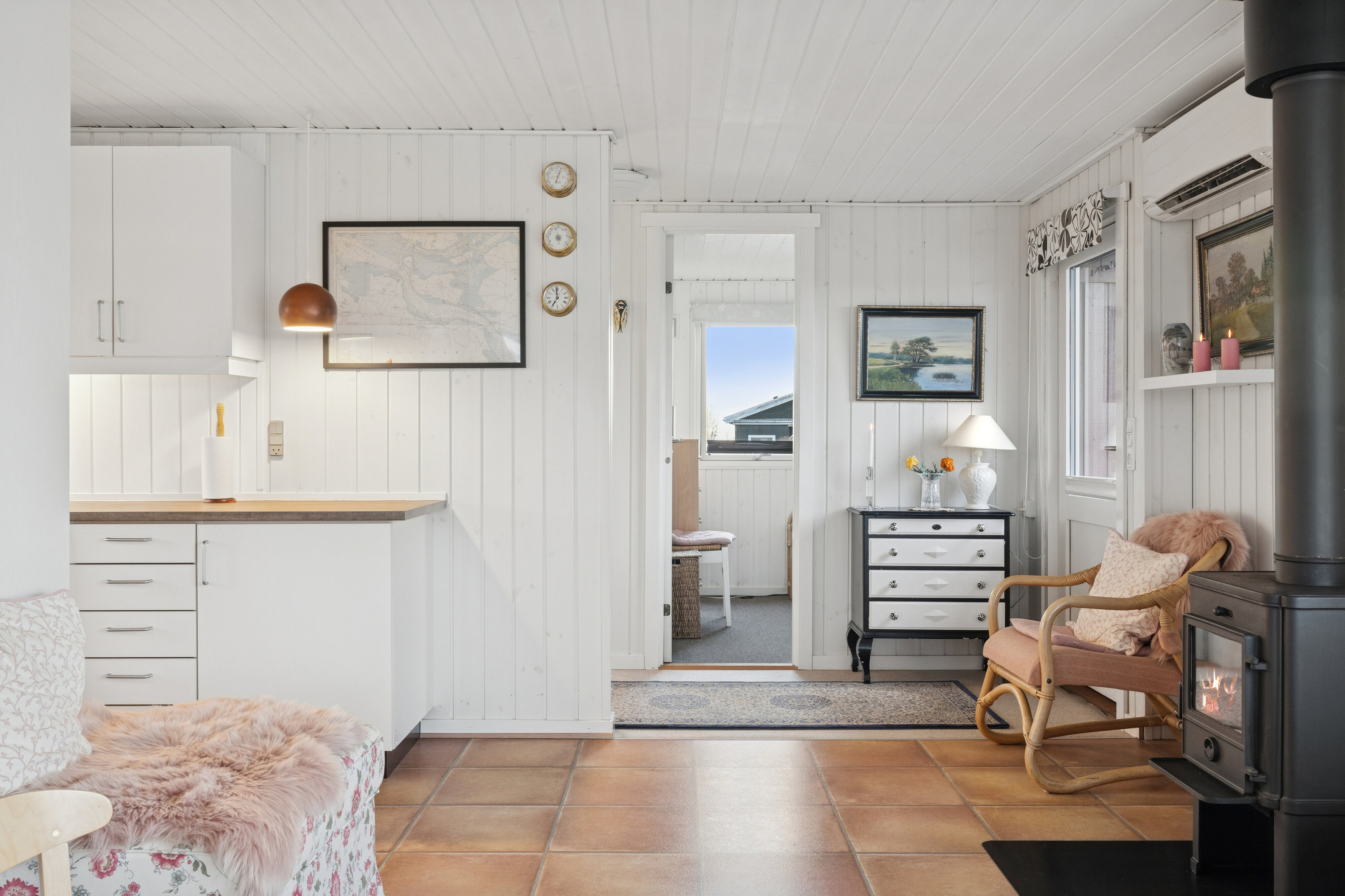 Fremhævet køkken billede i fuldskærmstilstand. Billede af Sejlet 14, 4793 Bogø By