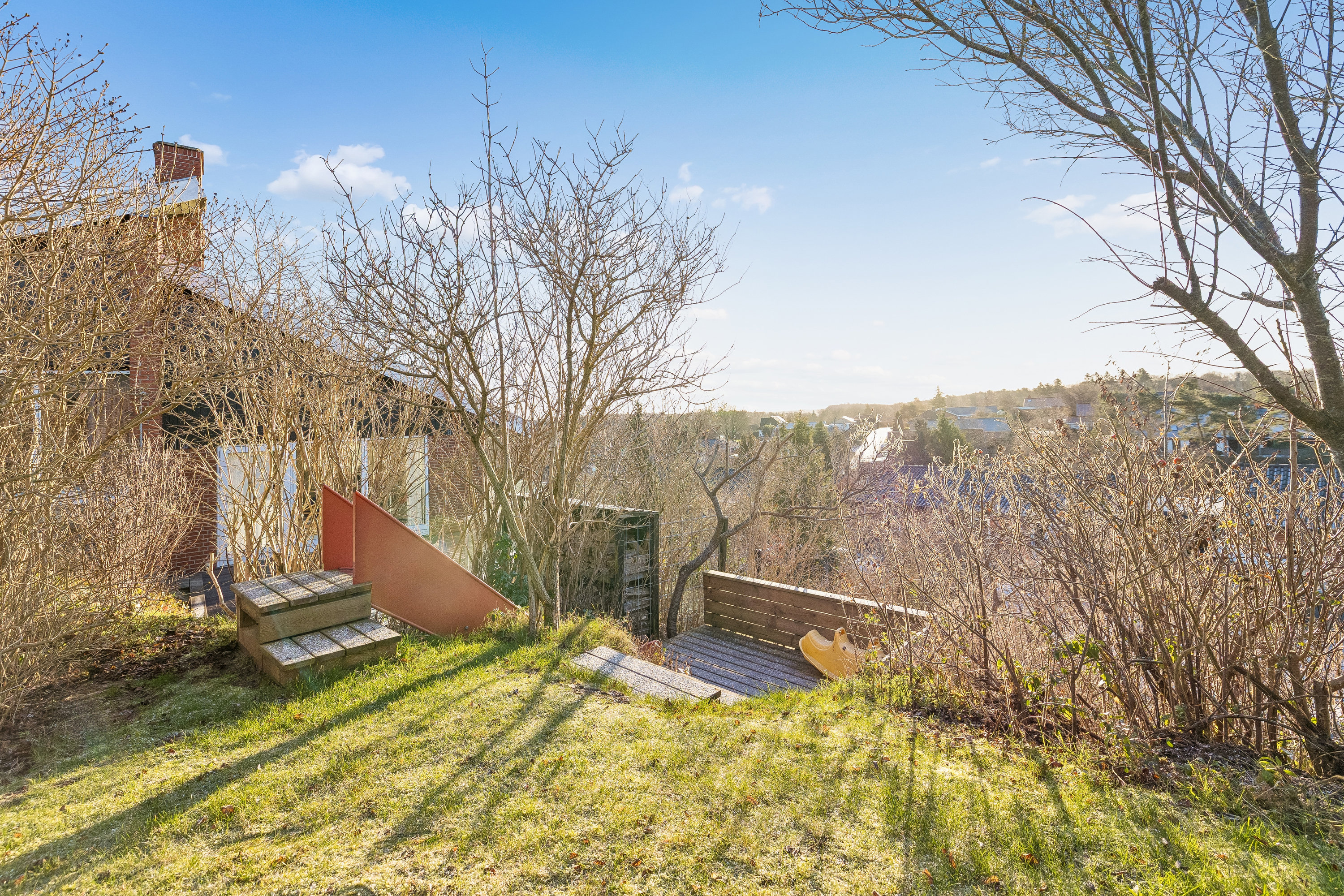 Fremhævet have billede i fuldskærmstilstand. Billede af Skrænten 19, Vrold, 8660 Skanderborg