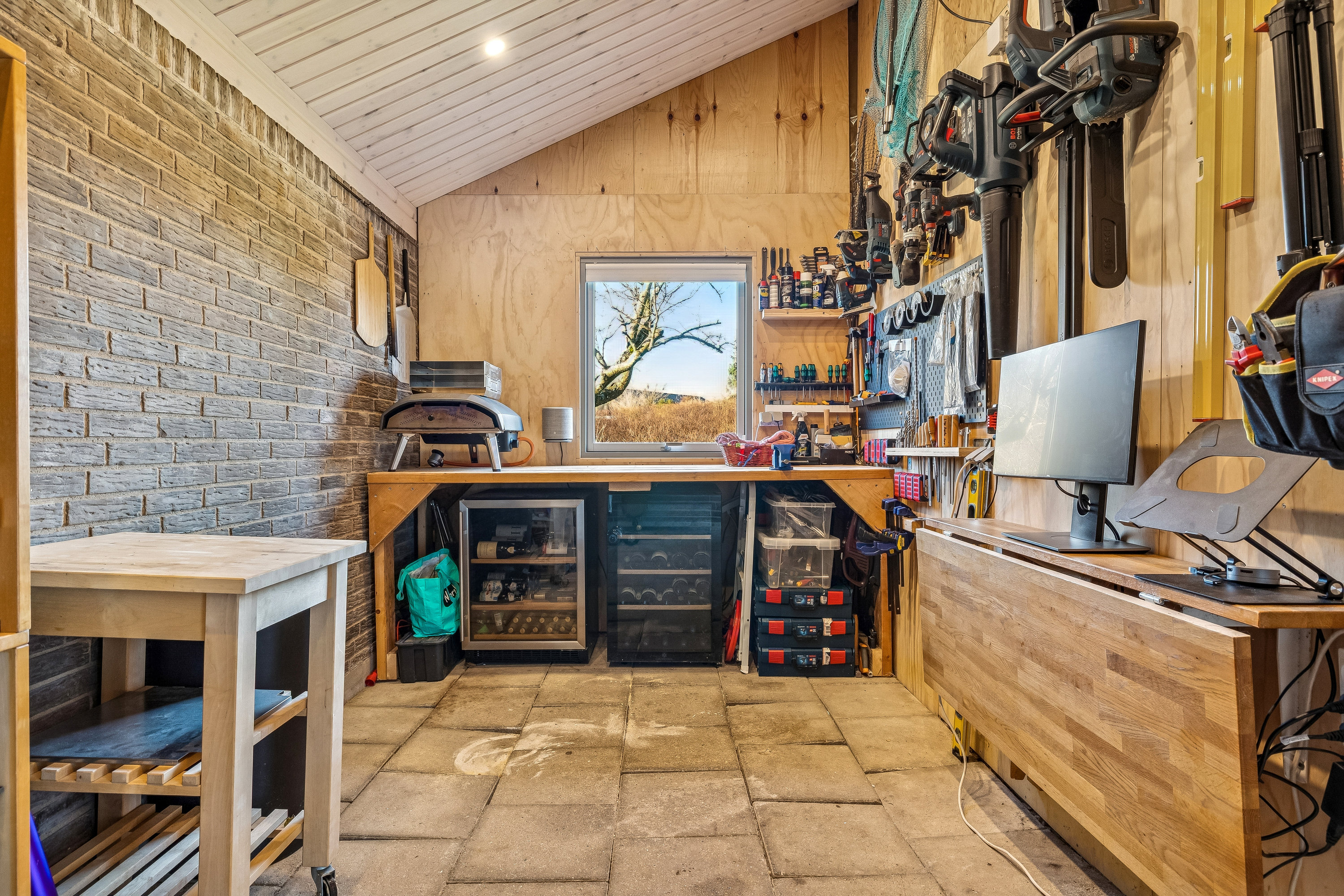 Fremhævet skur/værksted billede i fuldskærmstilstand. Billede af Skrænten 19, Vrold, 8660 Skanderborg