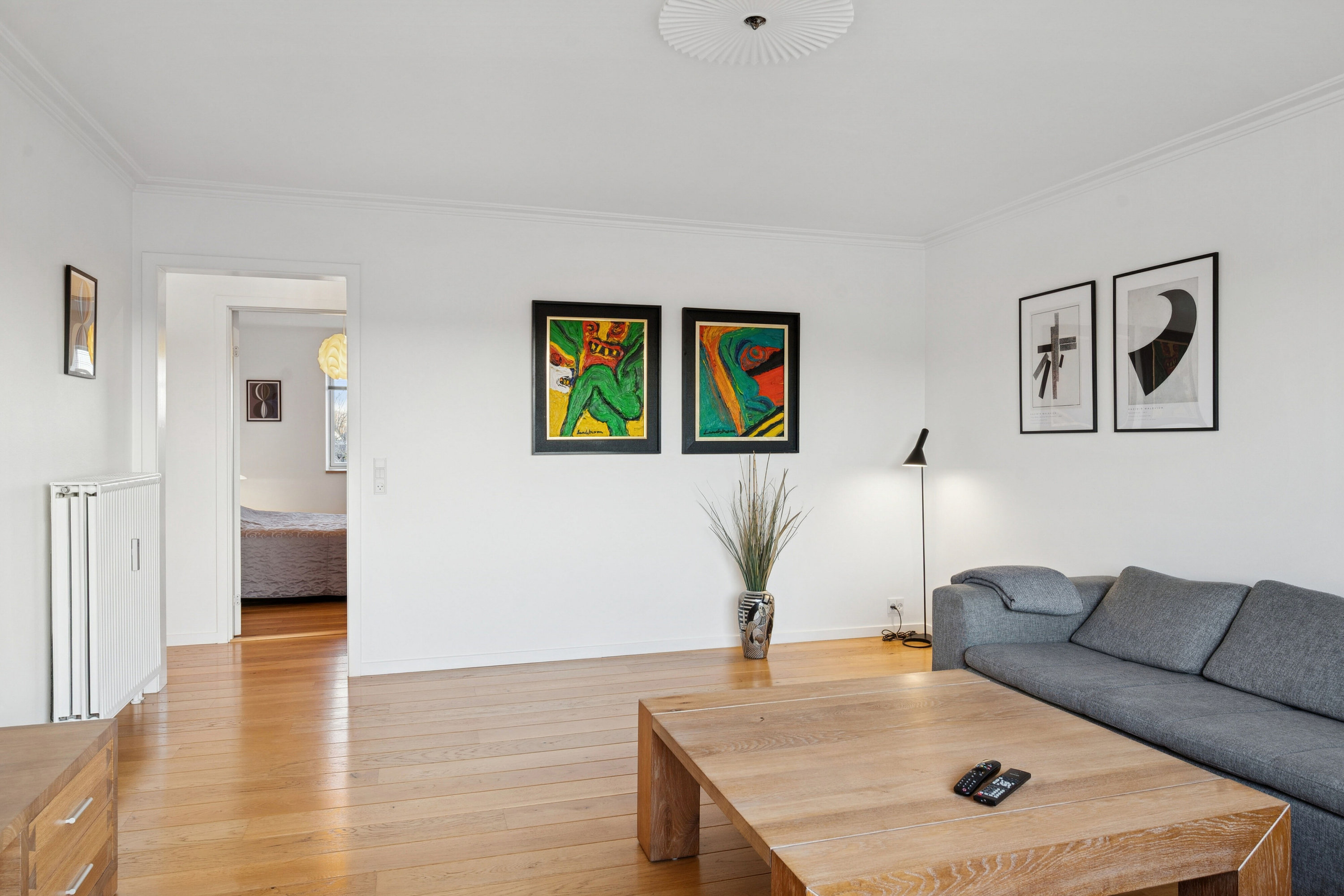 Fremhævet stue billede i fuldskærmstilstand. Billede af Tværvej 2, 2. tv., 2600 Glostrup