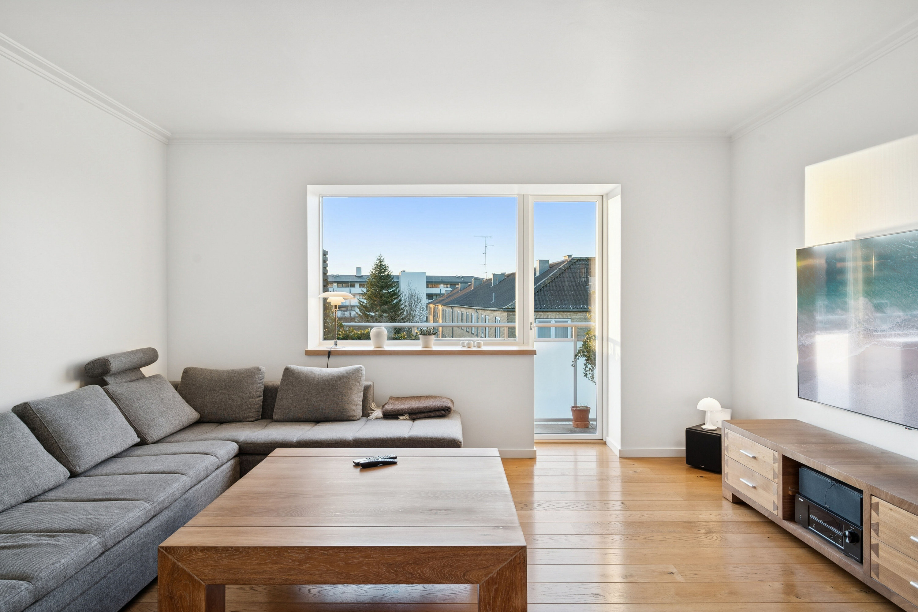 Fremhævet stue billede i fuldskærmstilstand. Billede af Tværvej 2, 2. tv., 2600 Glostrup