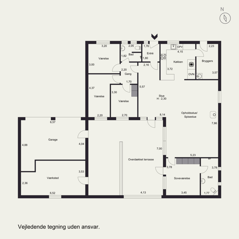 Plantegninger billede af Fjordparken 59, 8700 Horsens