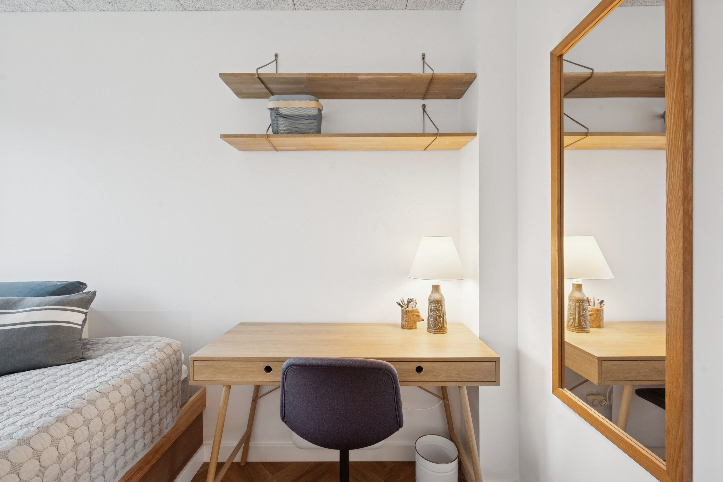 Fremhævet soveværelse billede i fuldskærmstilstand. Billede af Ulrikkenborg Alle 22, st.. tv., 2800 Kongens Lyngby