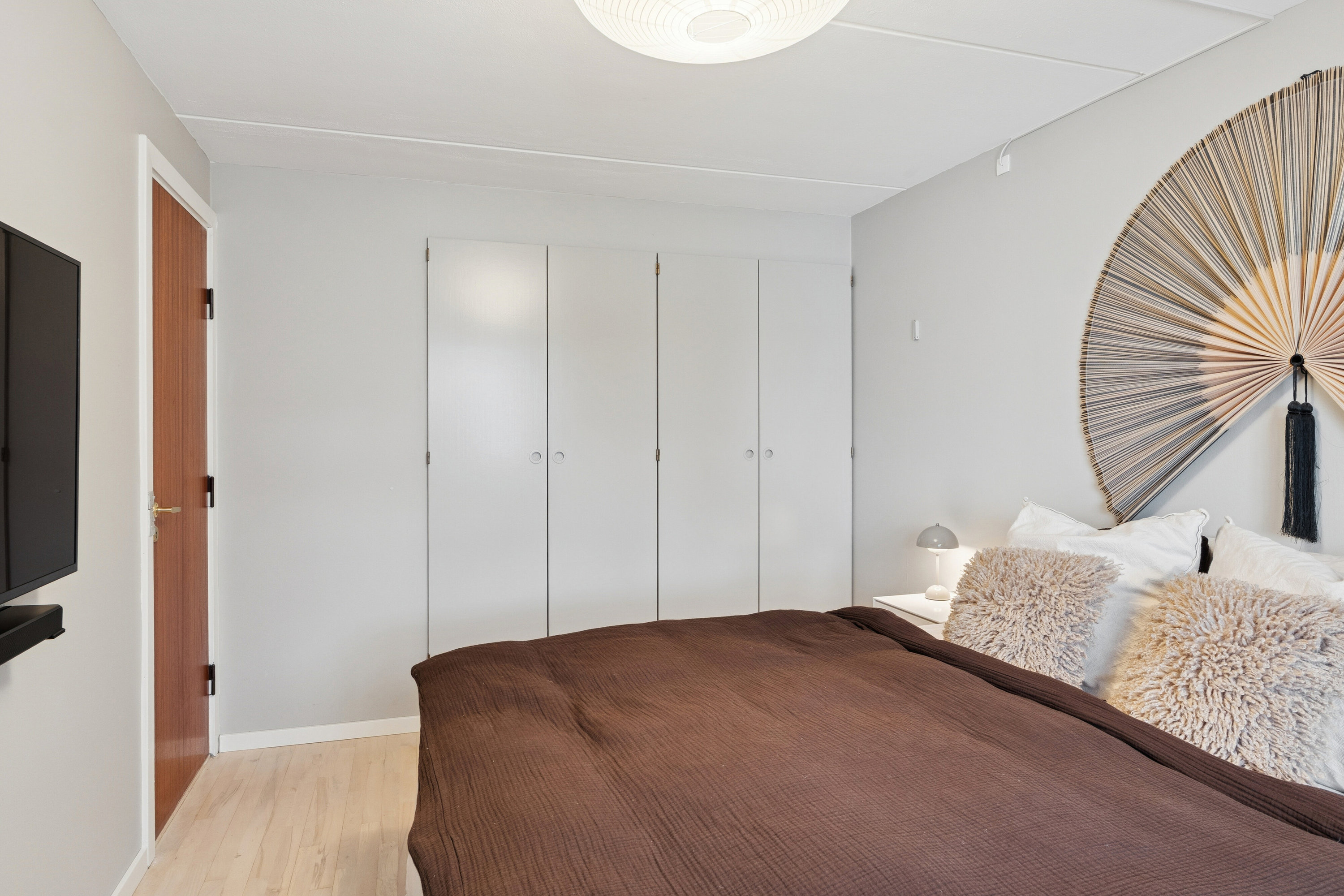 Fremhævet soveværelse billede i fuldskærmstilstand. Billede af Helleristen 109, 4700 Næstved