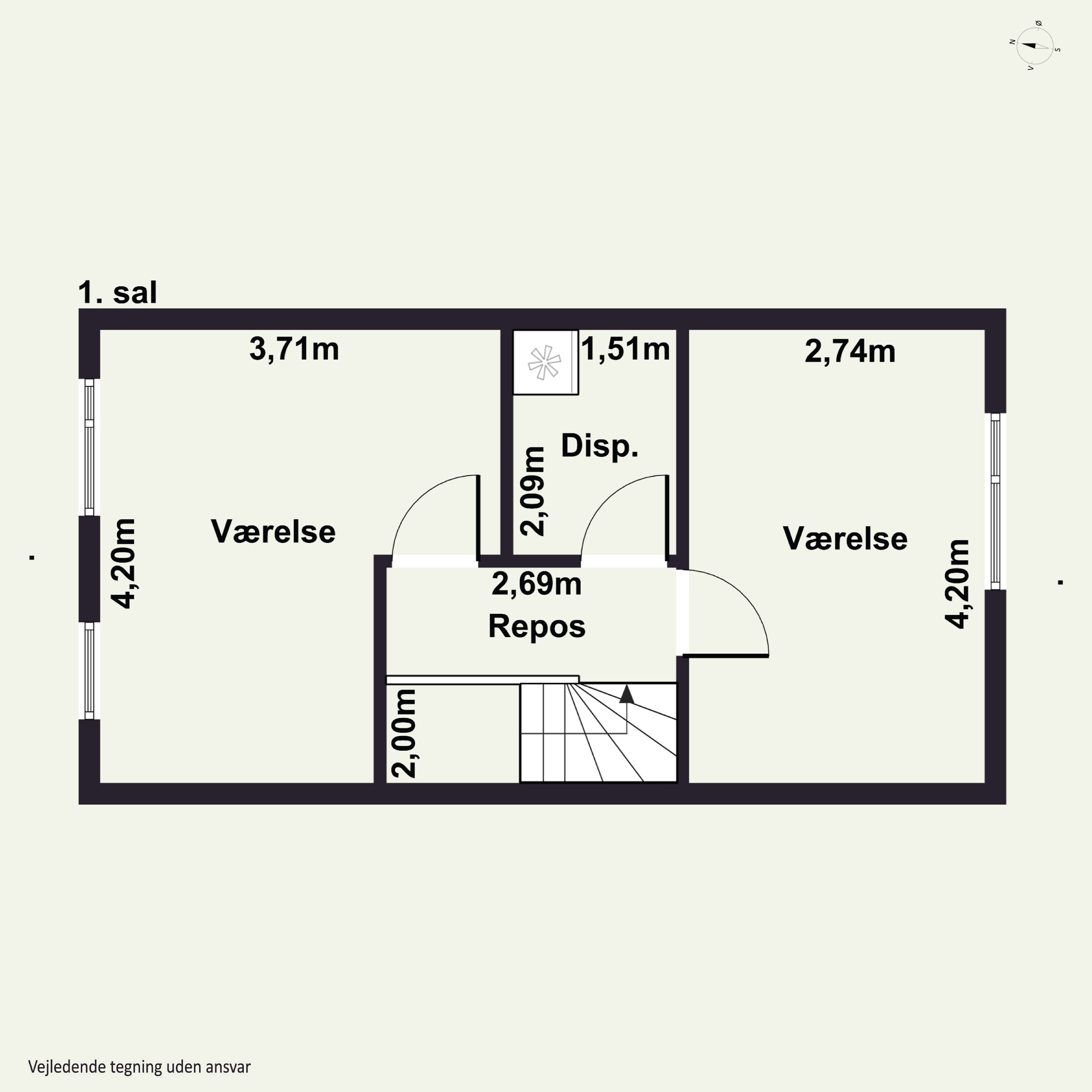 Plantegninger billede af Tårnvej 97D, 2610 Rødovre