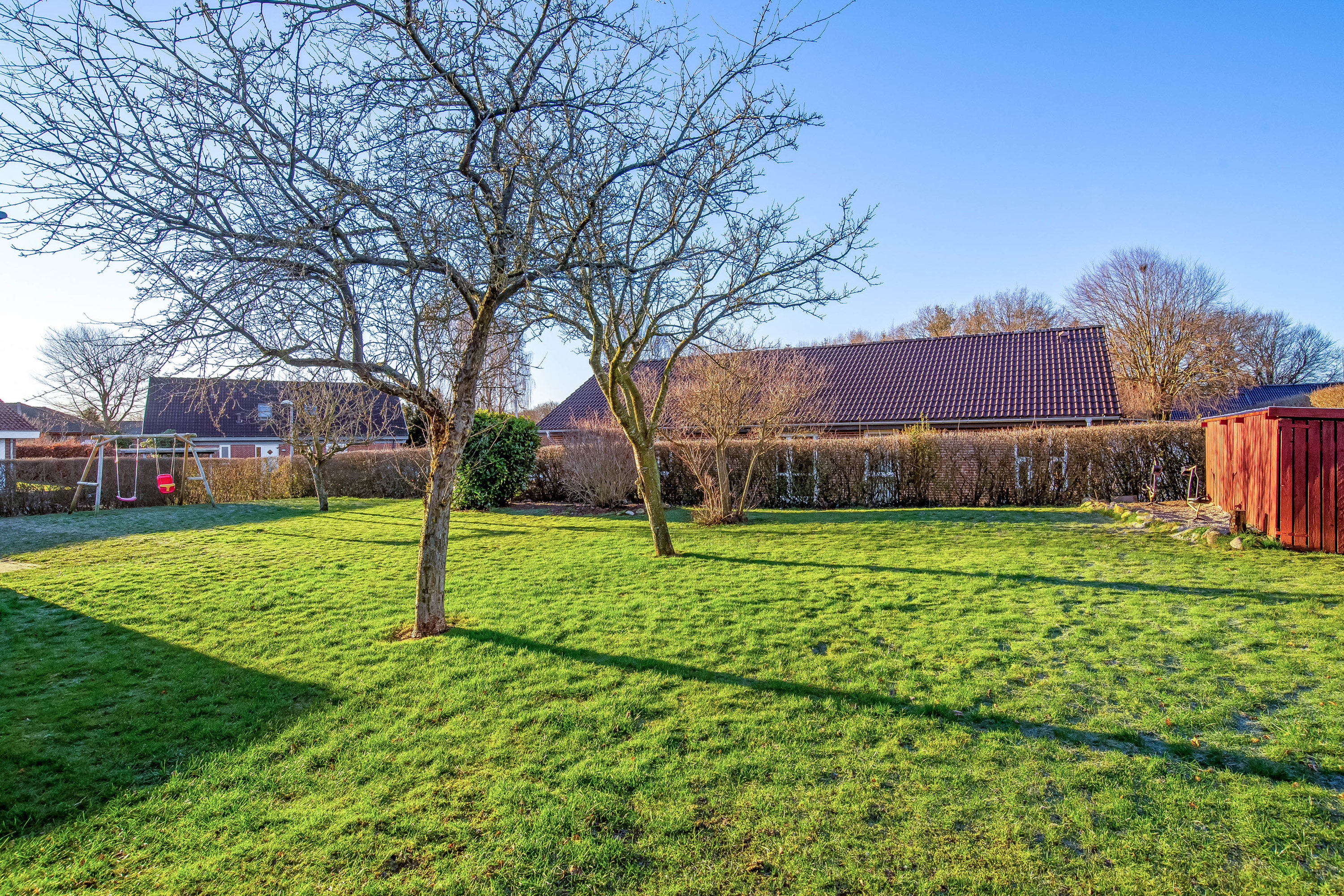 Fremhævet have billede i fuldskærmstilstand. Billede af Krunderupparken 38, Naur, 7500 Holstebro