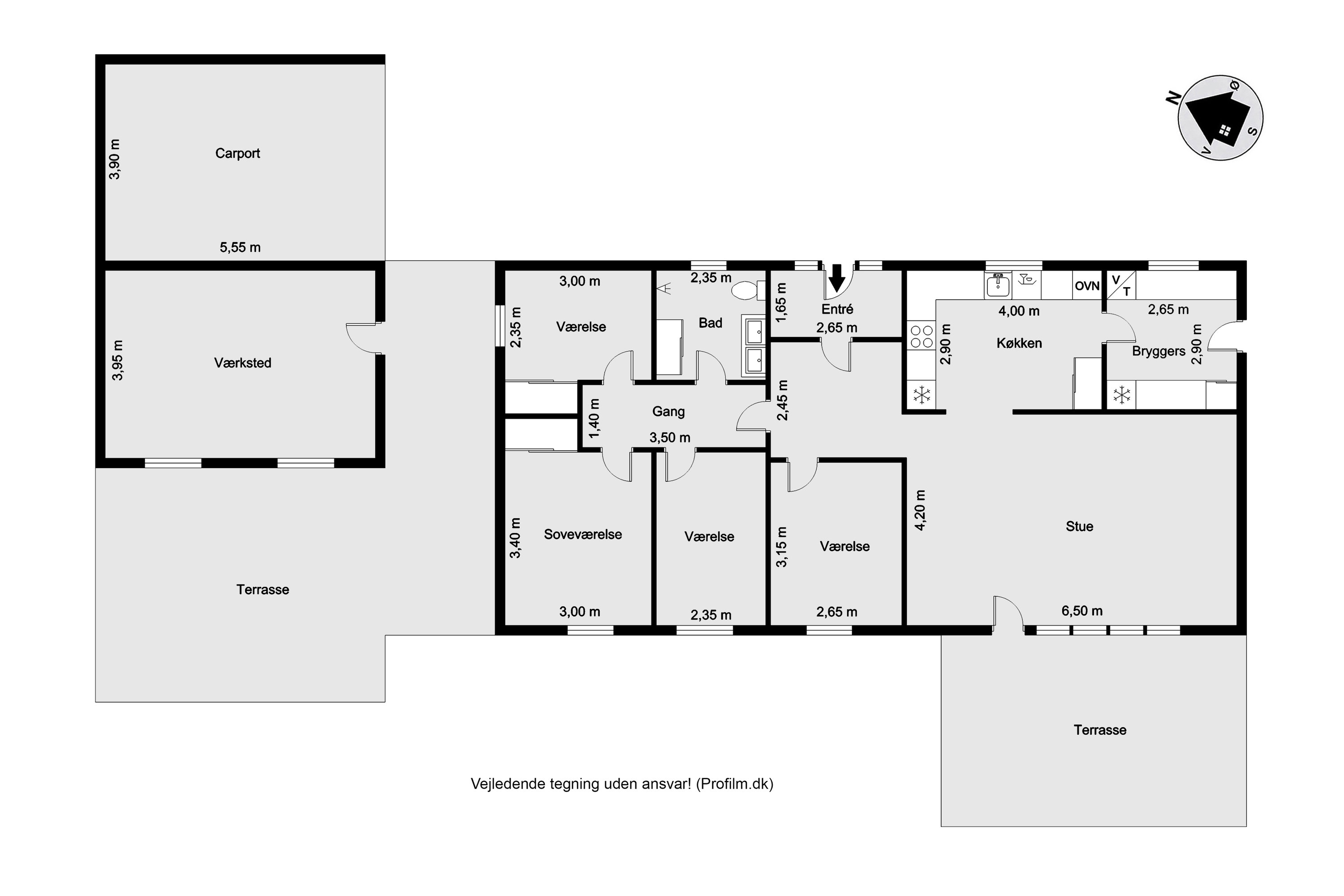 Plantegninger billede af Krunderupparken 38, Naur, 7500 Holstebro