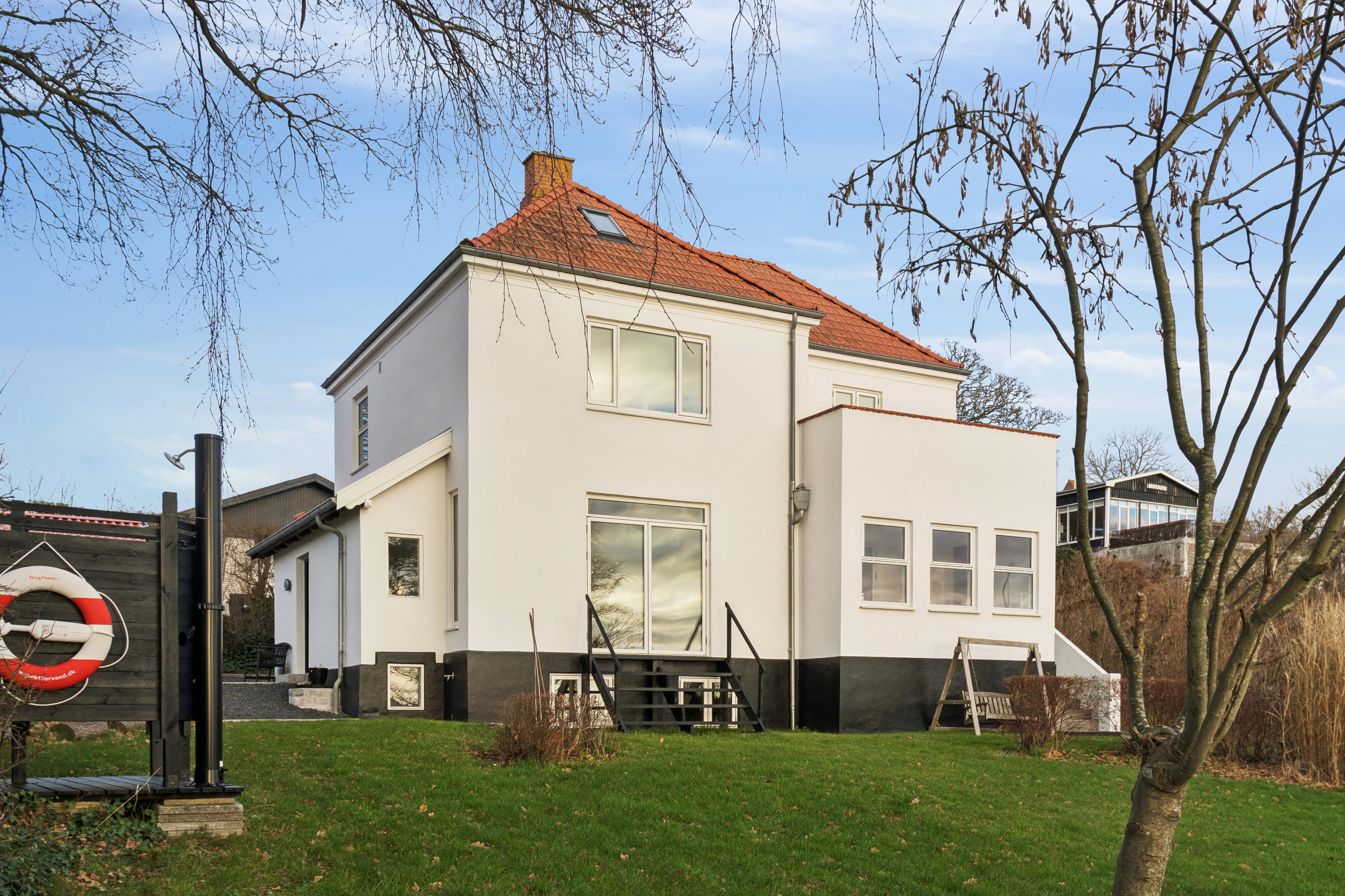 Villa: Set fra haven på Solbjergvej 9, 4400 Kalundborg