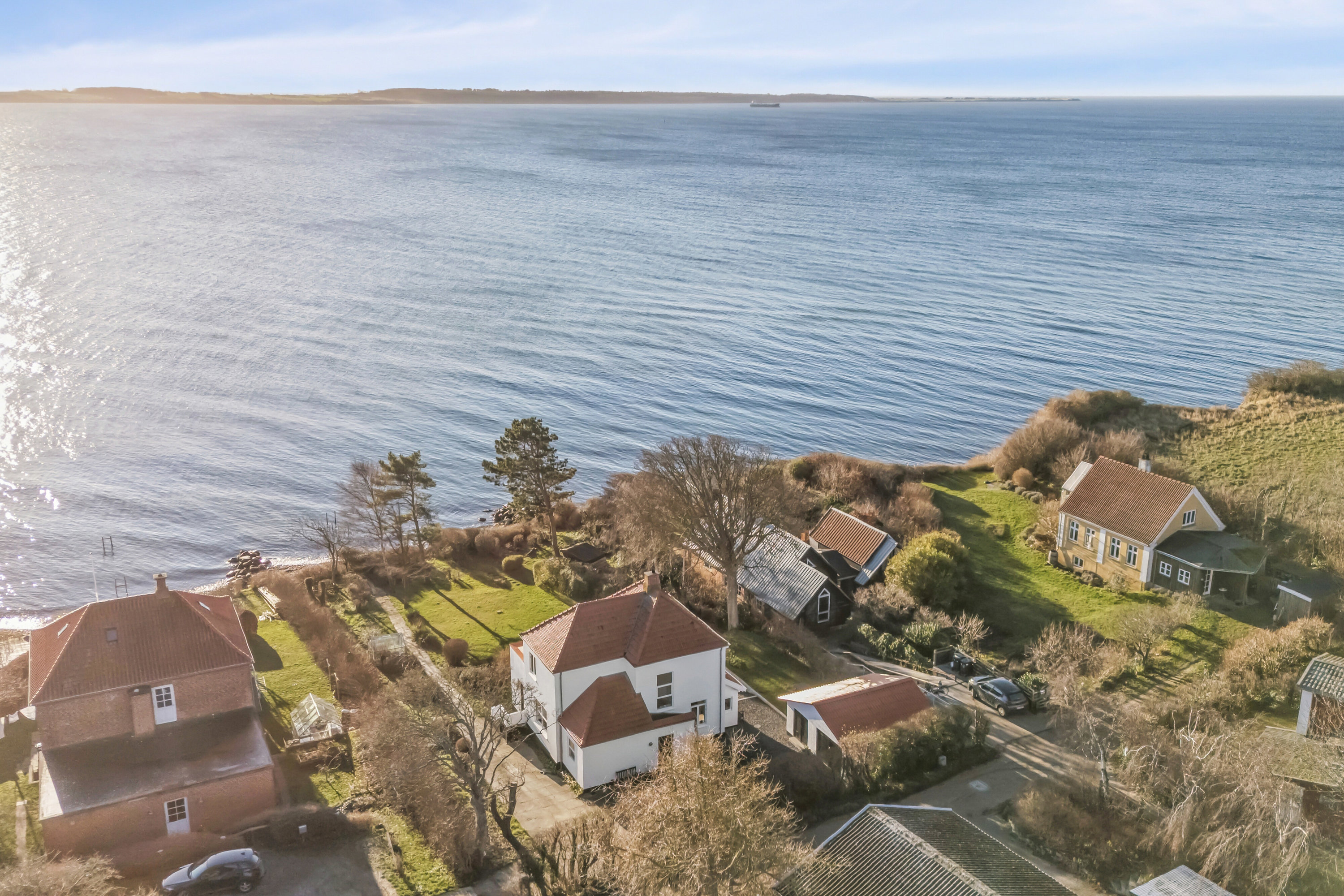 Fremhævet luftfoto billede i fuldskærmstilstand. Billede af Solbjergvej 9, 4400 Kalundborg