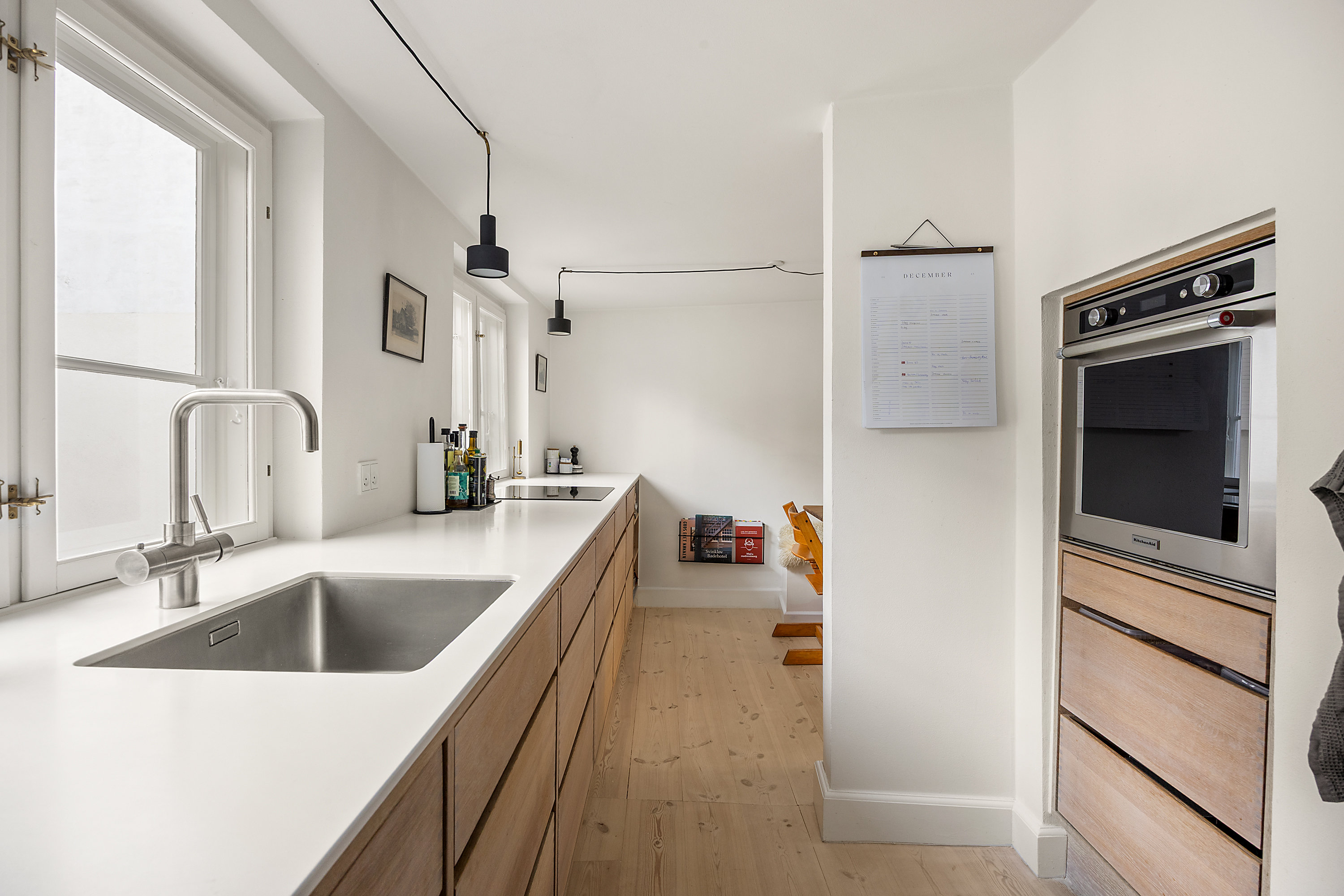 Fremhævet køkken billede i fuldskærmstilstand. Billede af Langebrogade 8, 2., 1411 København K